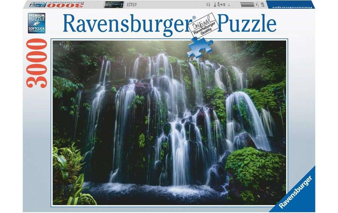 Puzzle Wasserfall auf Bali Teile: 3000