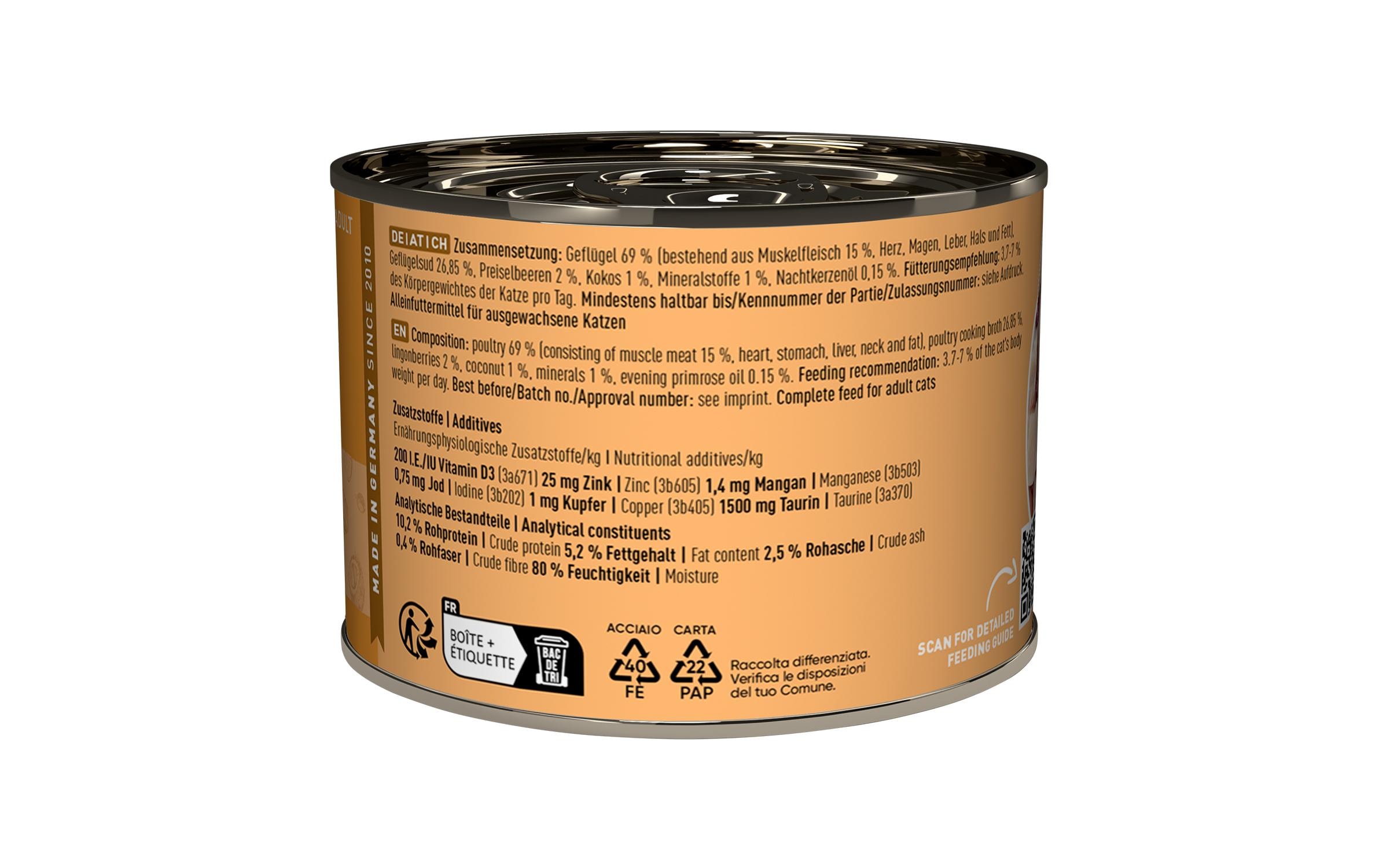 catz finefood Kitten No.03 Geflügel 200g 200 g – Bild 4