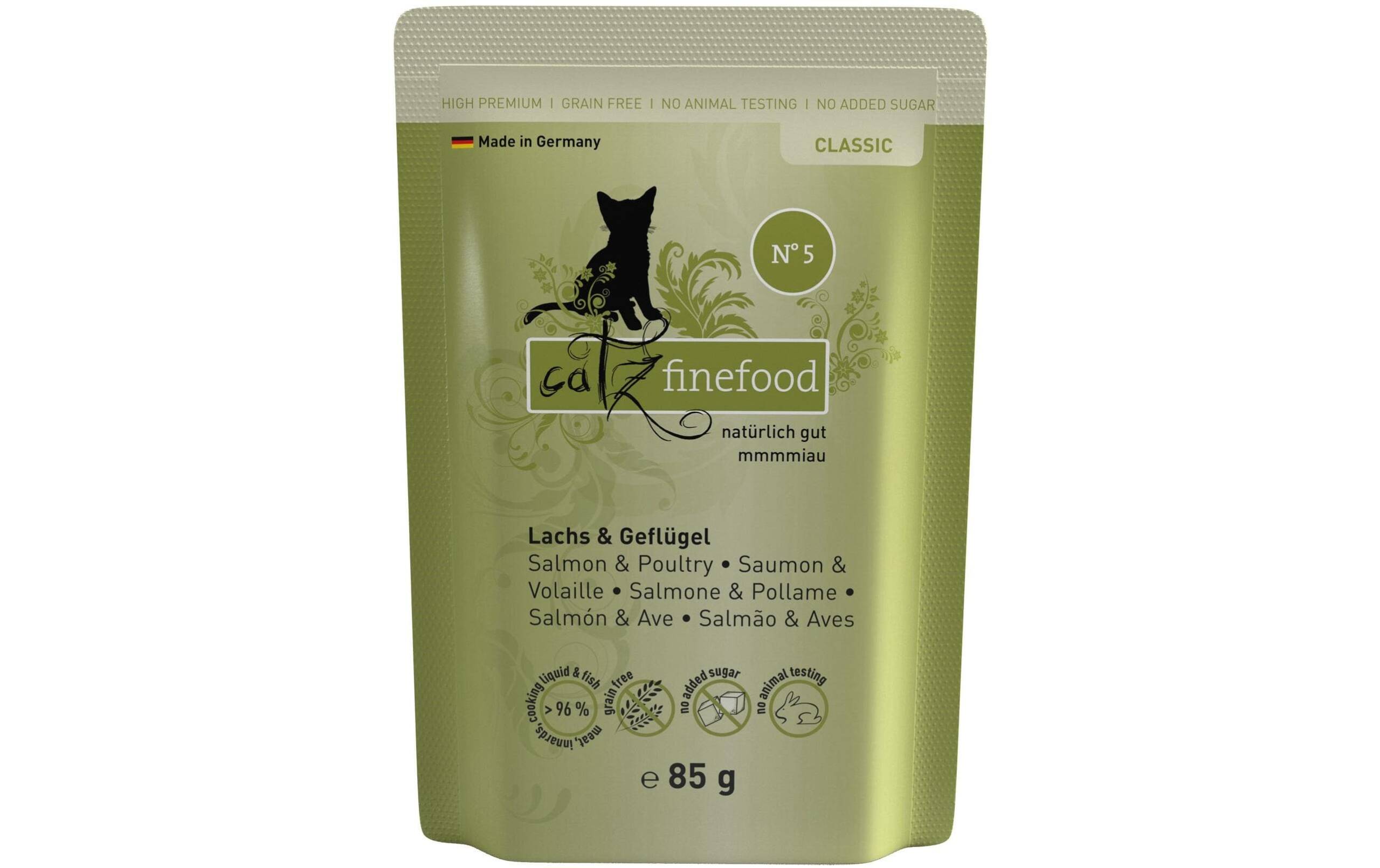catz finefood No.05 Lachs & Geflügel 85g