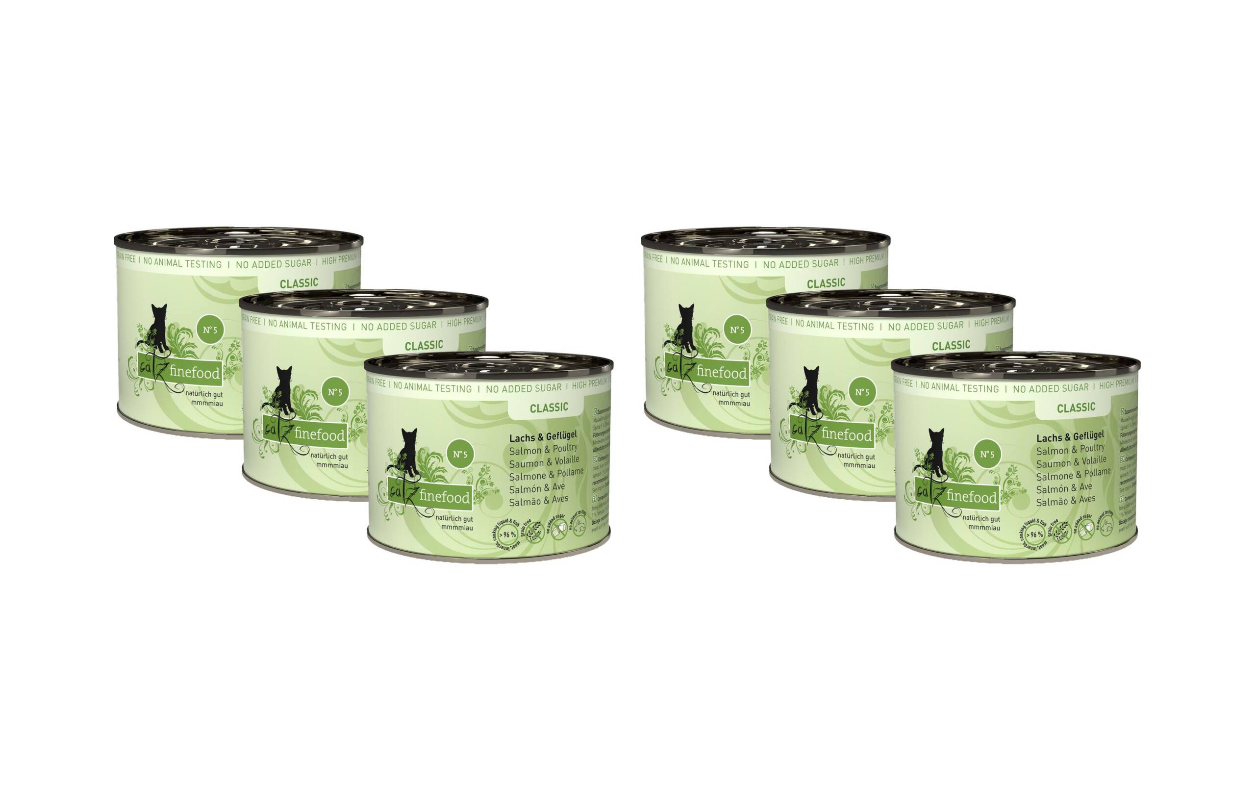 catz finefood No.05 Lachs&Gefl. 6x200gKit