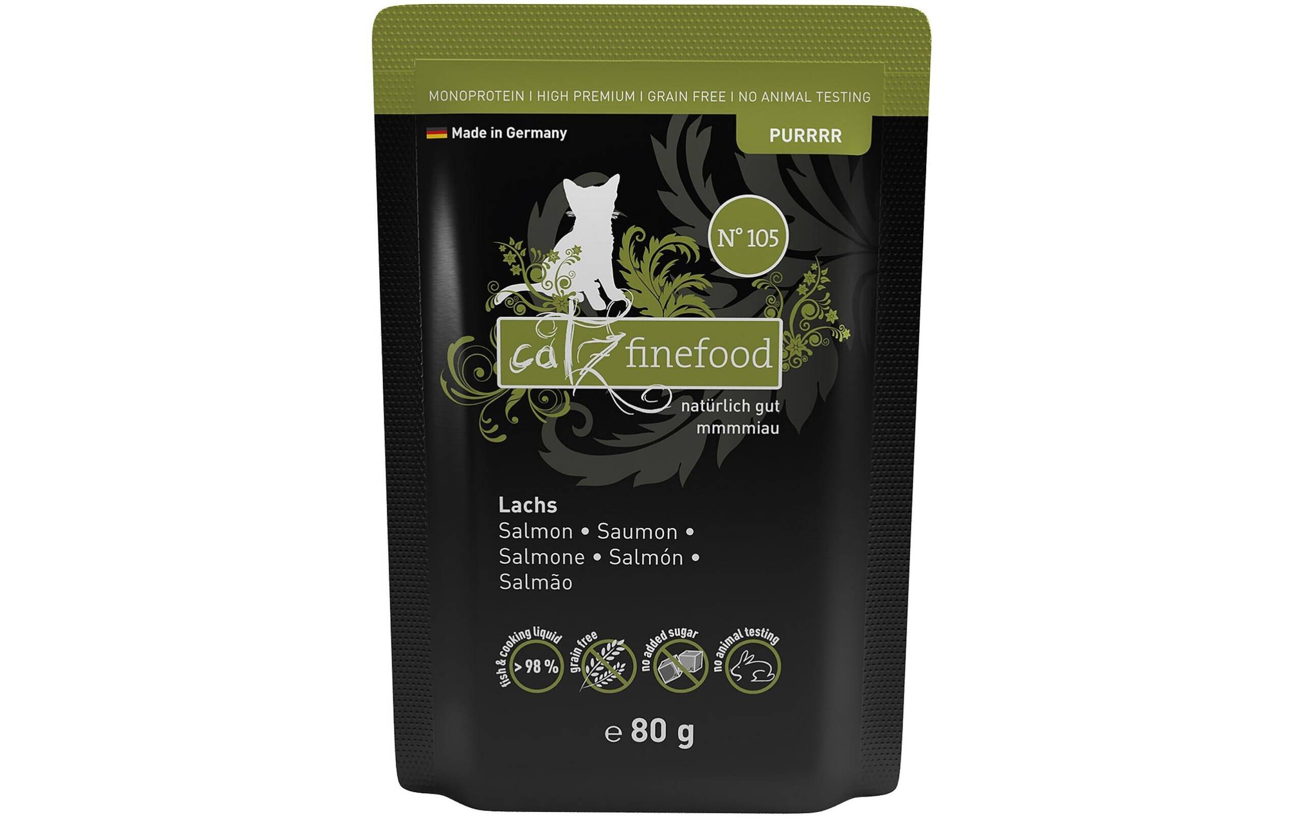 catz finefood Purrrr No.105 Lachs Kit 16x80g