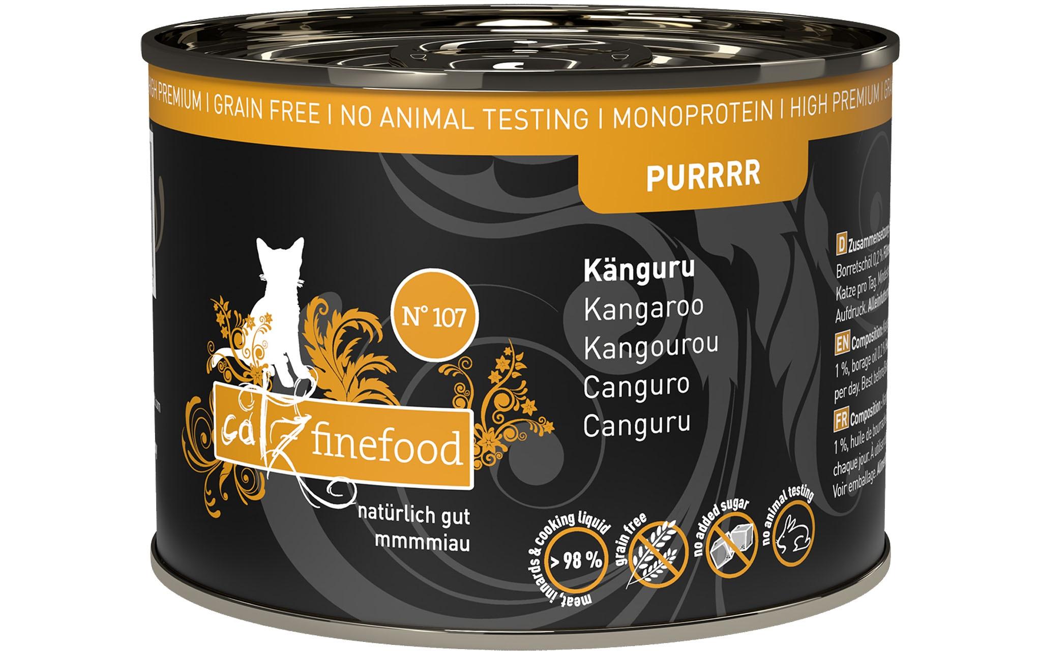 catz finefood Purrrr No.107 Känguru Kit 6x200g
