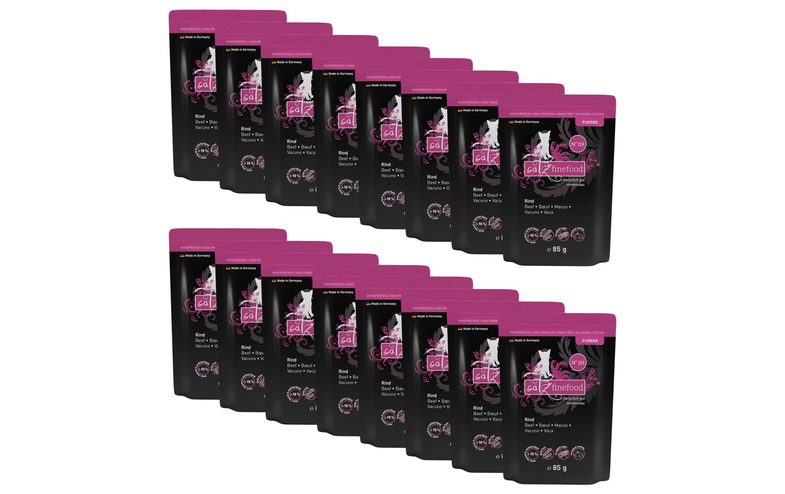 catz finefood Purrrr No.119 Rind 16x85g Kit