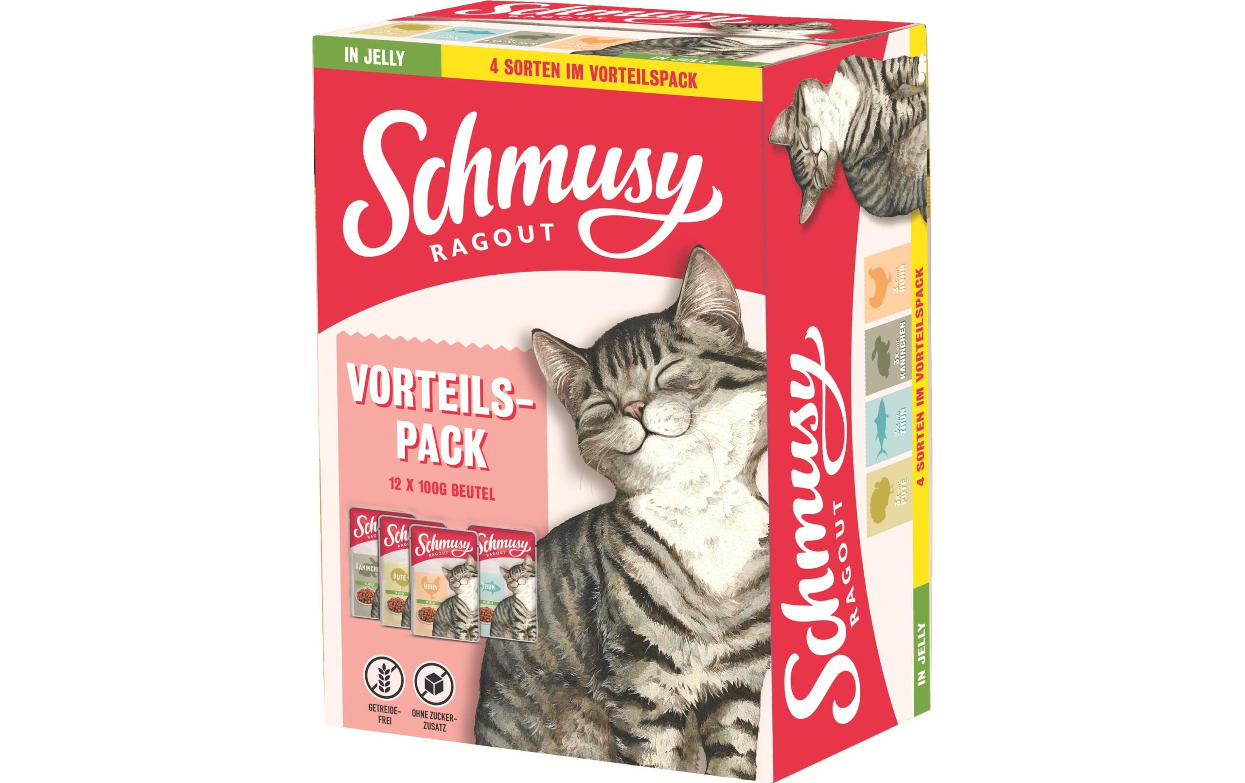 Schmusy Ragout Multipack Jelly 12x100g Beutel