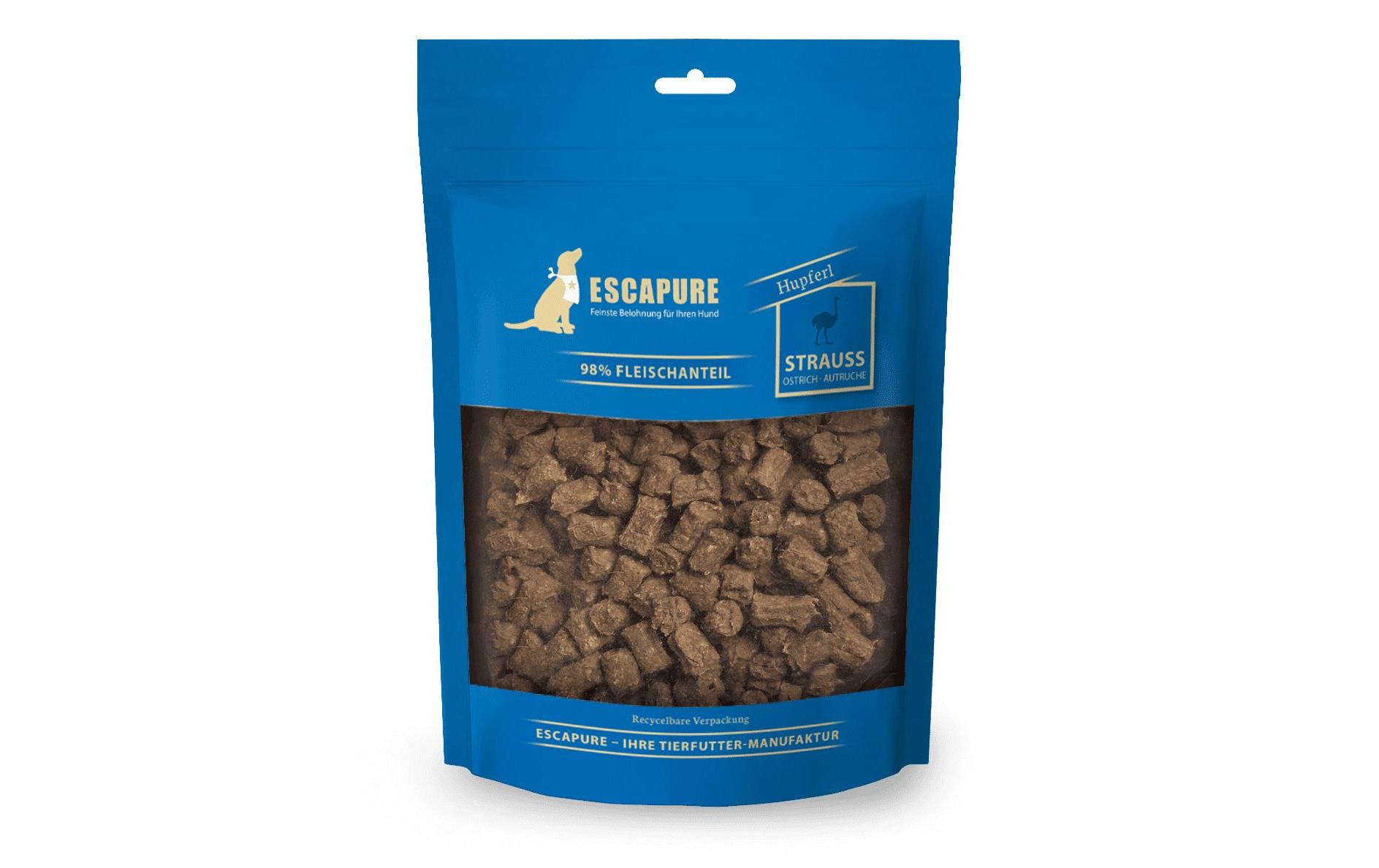 Escapure Leckerli Straussen Hupferl 150g