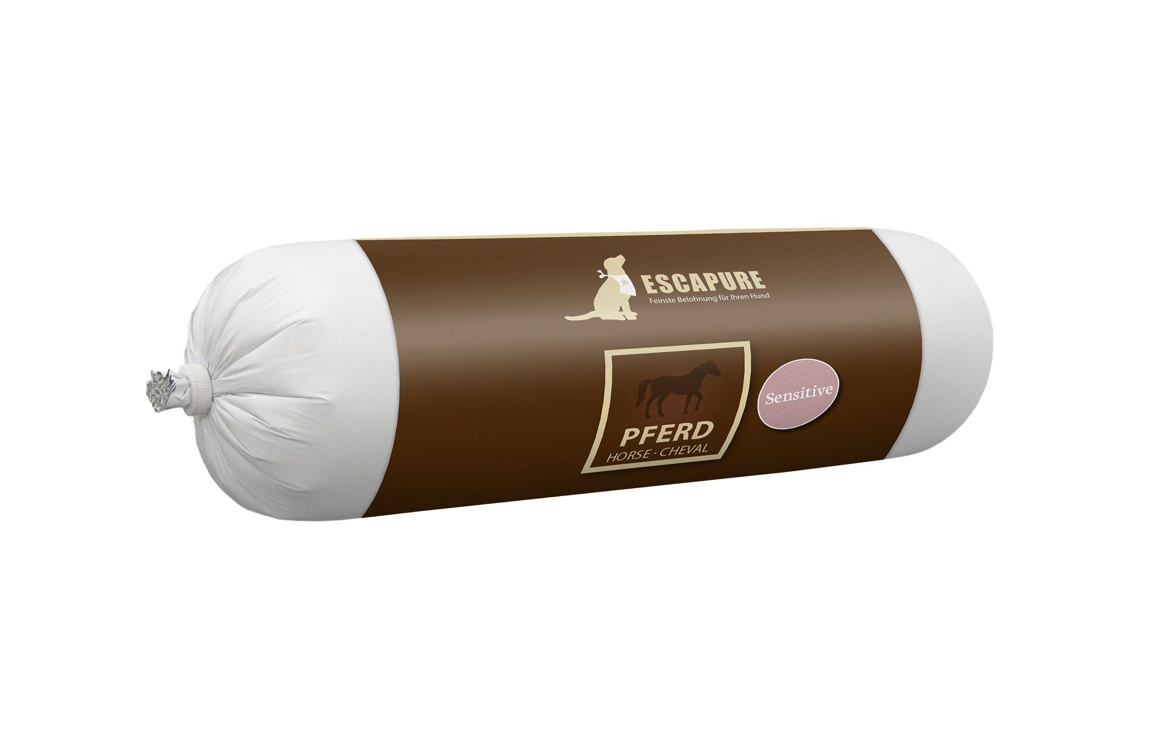 Escapure Nassfutter Wurst Pferd 400g