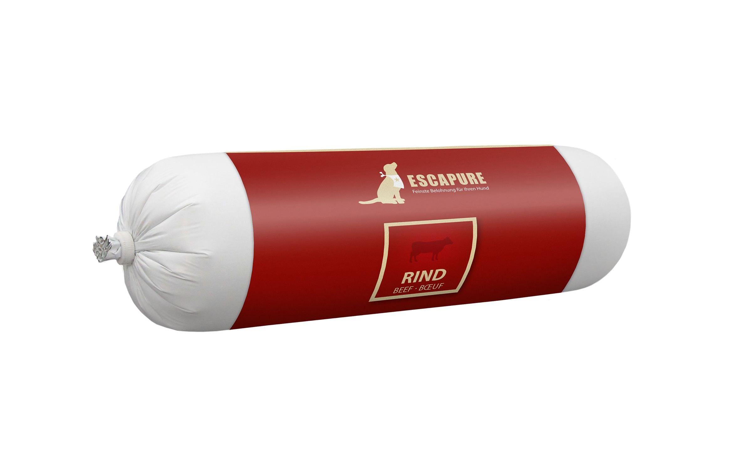 Escapure Nassfutter Wurst Rind 400g