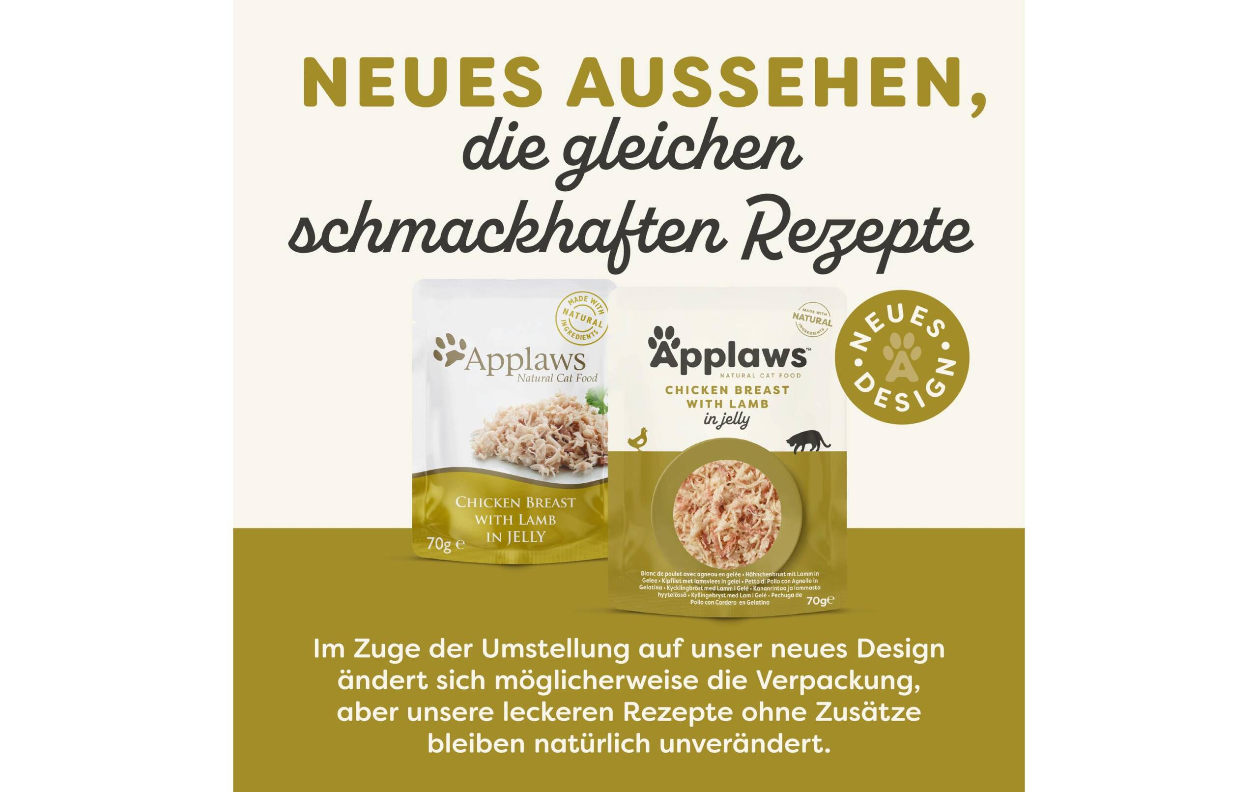 Applaws Pouch Hühnchen & Lamm in Gelée 70g – Bild 3