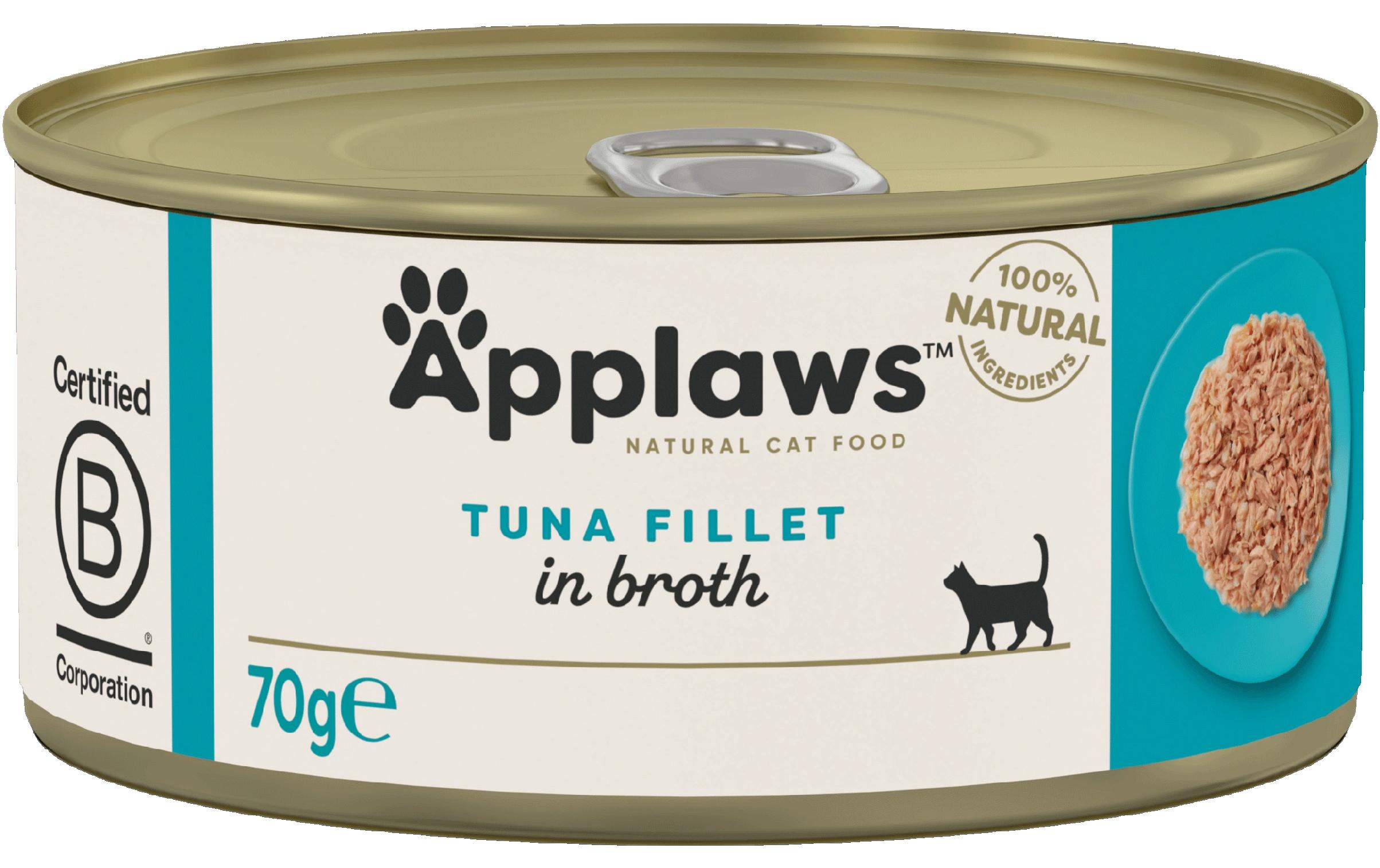 Applaws Dose Thunfischfilet in Brühe 156g