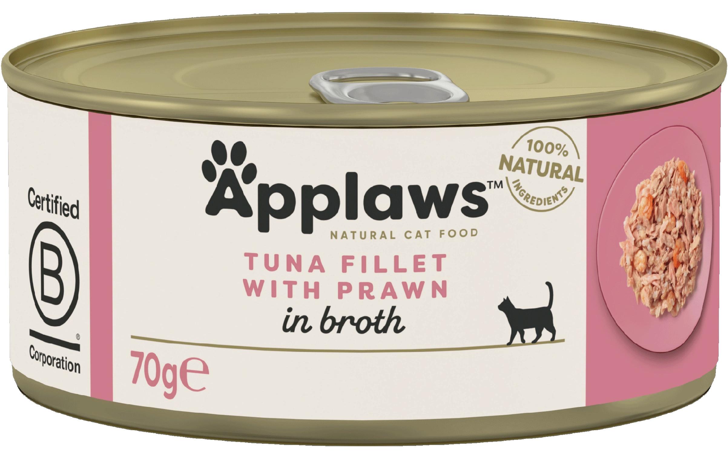 Applaws Dose Thunfischfilet & Garnelen Kit 24x70g – Bild 4