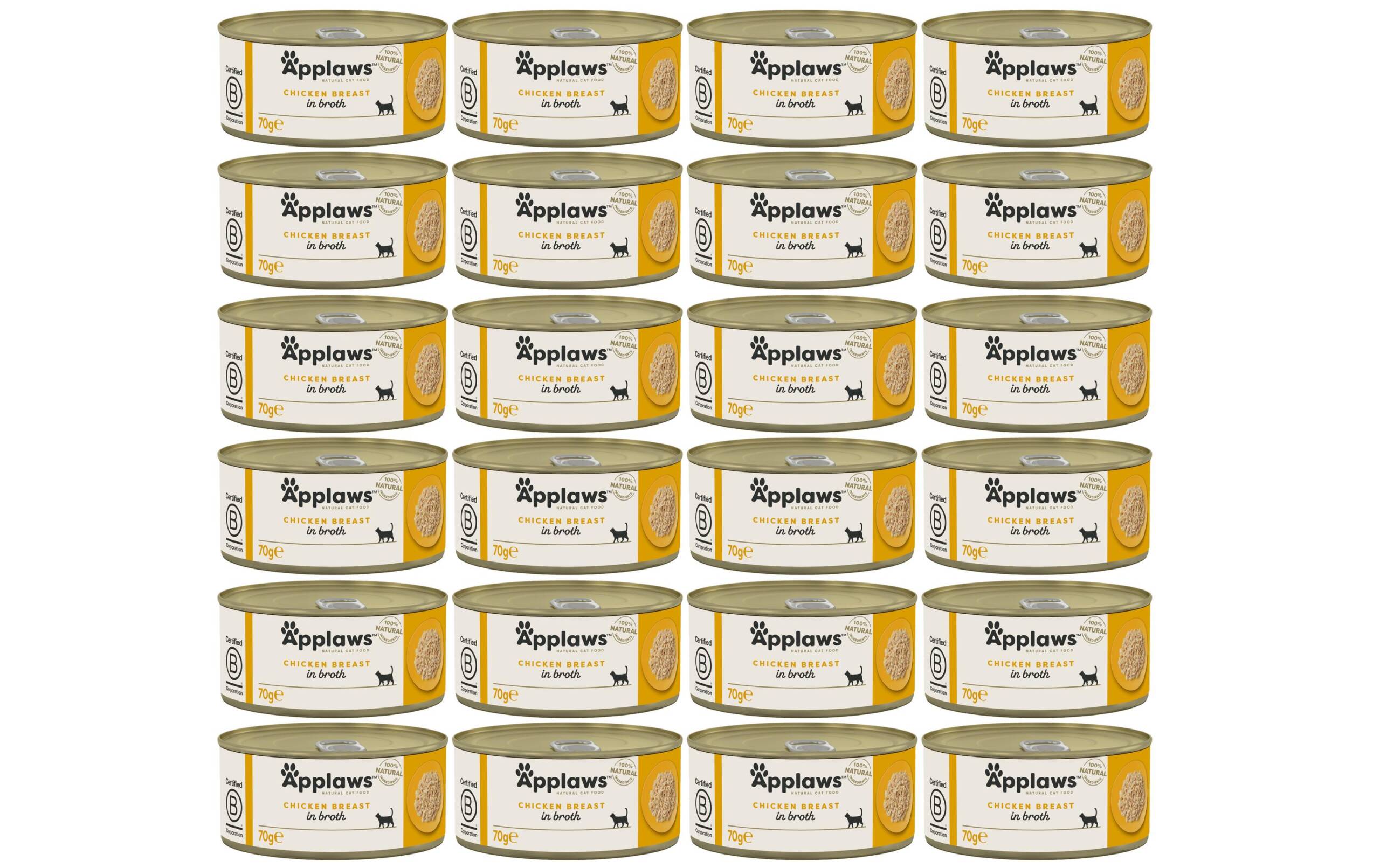 Applaws Dose Hühnchenbrust in Brühe Kit 24x156g – Bild 2