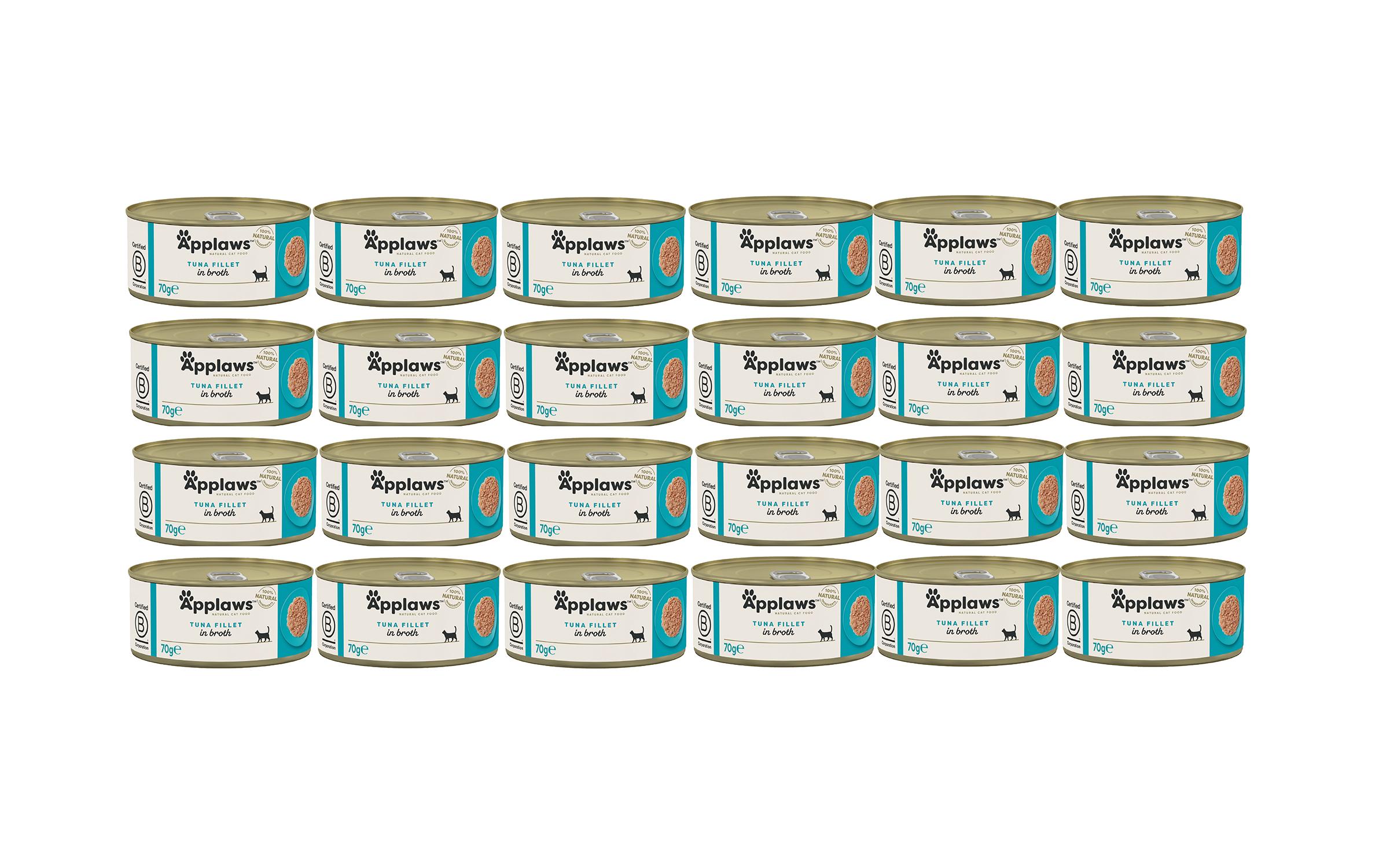 Applaws Dose Thunfischfilet in Brühe Kit 24x156g