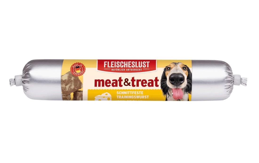 Fleischeslust Meat&Treat Singleshot Käswurst, 80g