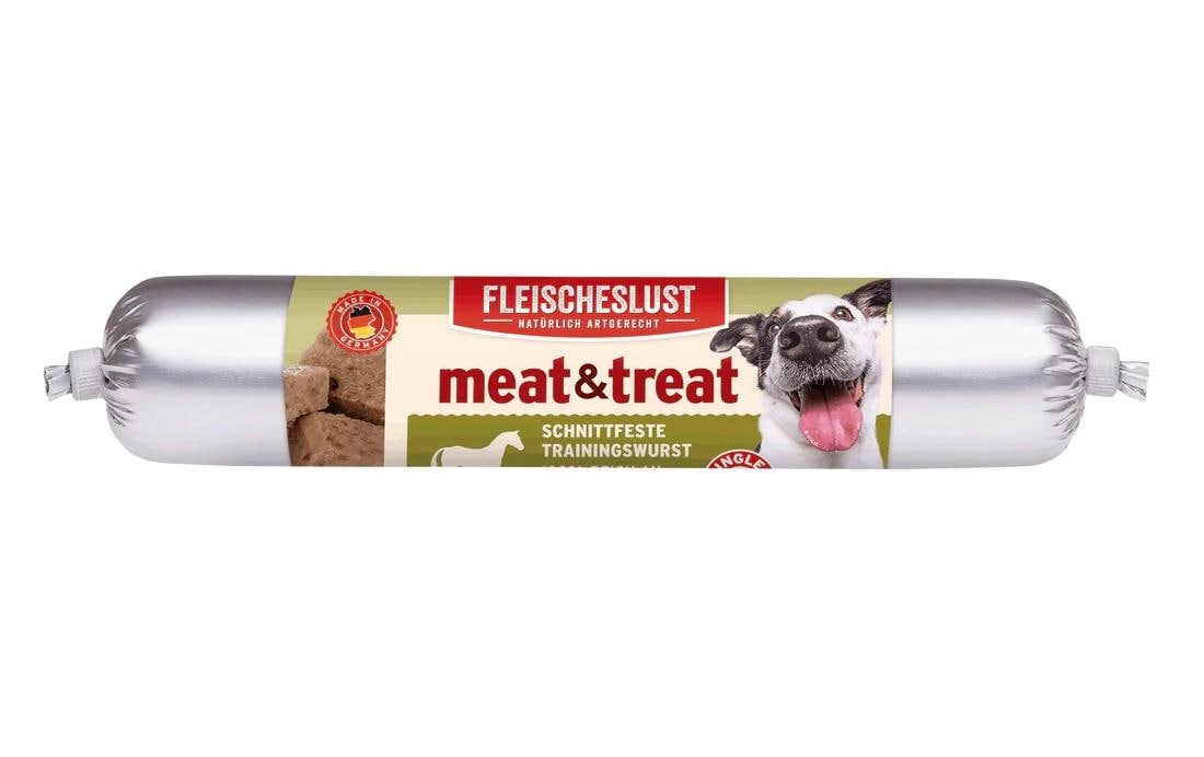 Fleischeslust Meat&Treat Singleshot Pferd 80g