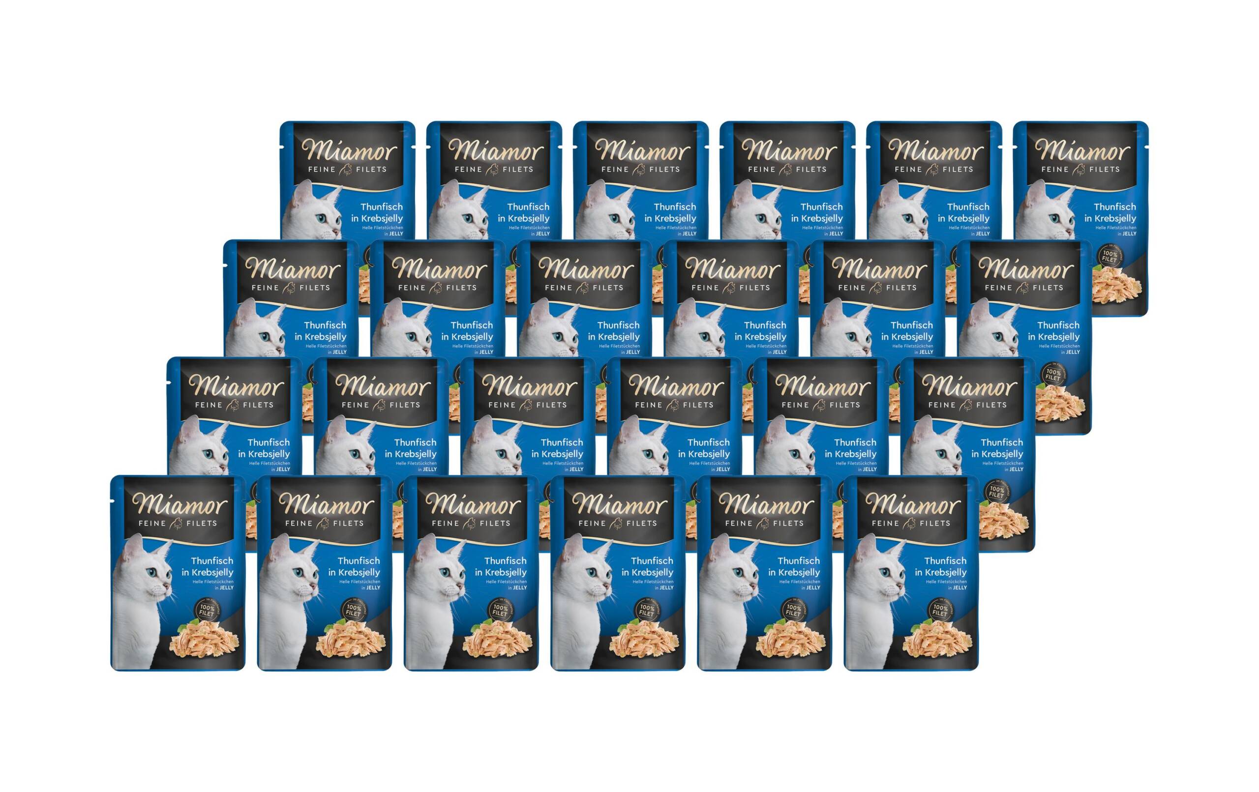 Miamor Feine Filets Thunfisch & Krebs Gelée 24x100g – Bild 2