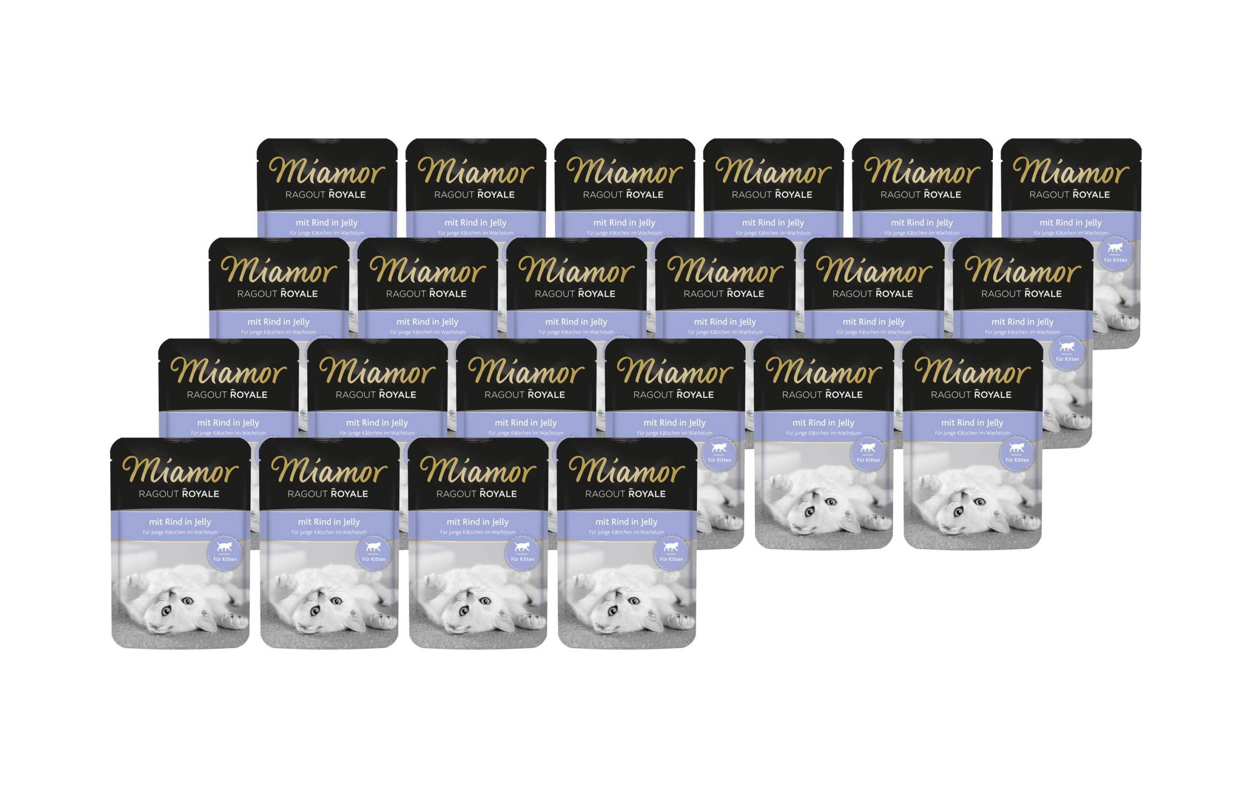 Miamor Ragout Royale Kitten Rind Gelée 22x100g