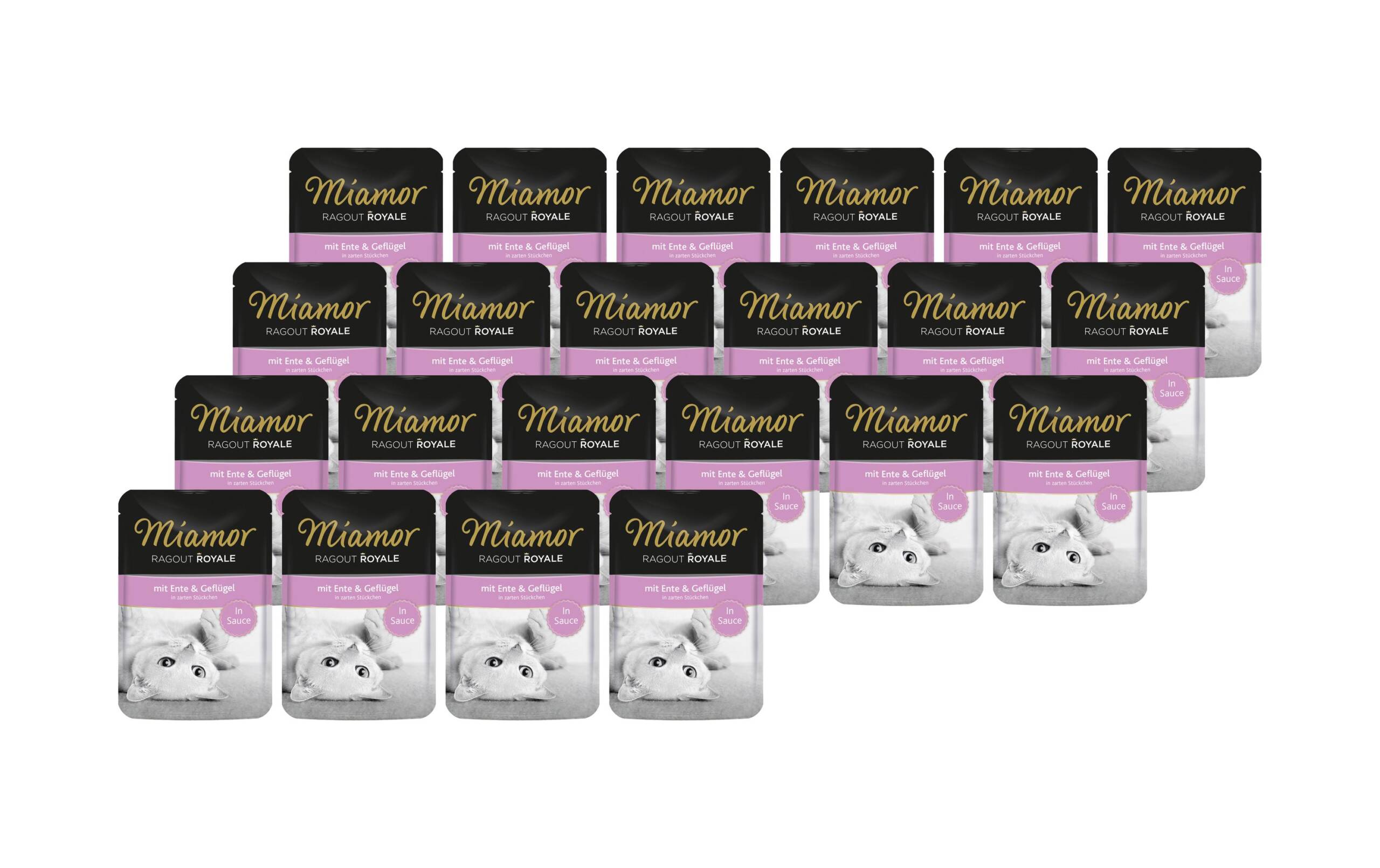 Miamor Ragout Royale Ente Geflügel Sauce 22x100g