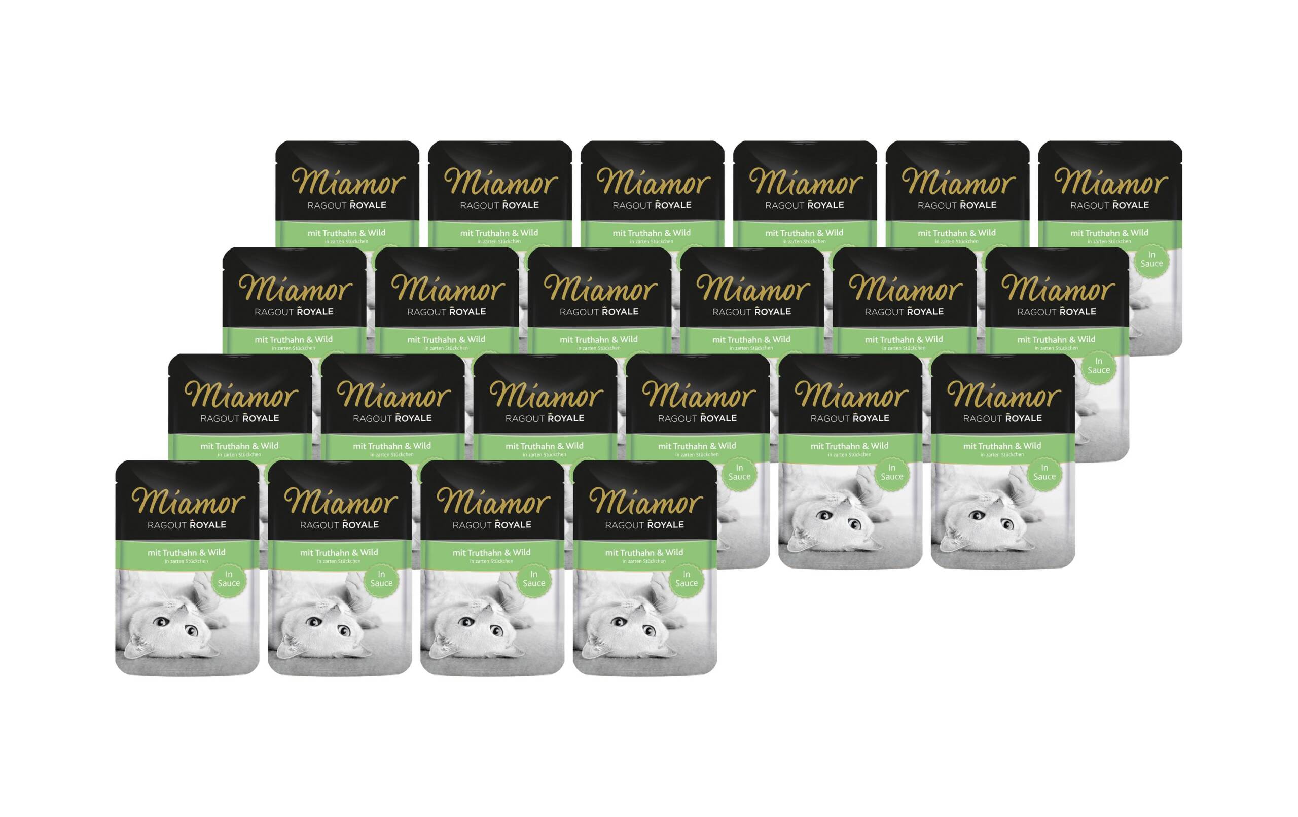 Miamor Ragout Royale Truthahn Wild Sauce 22x100g