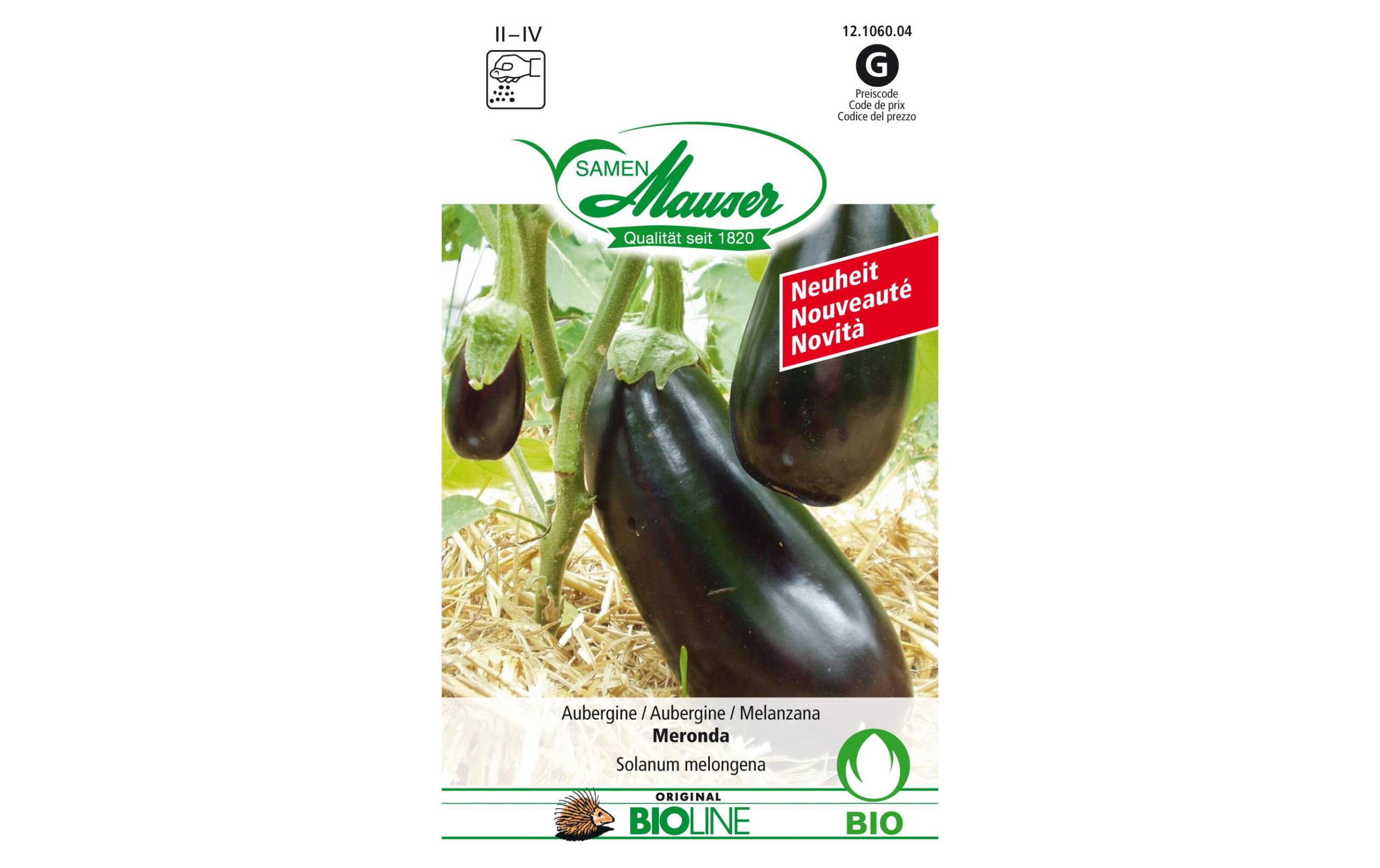 Aubergine Meronda Bio Knospe