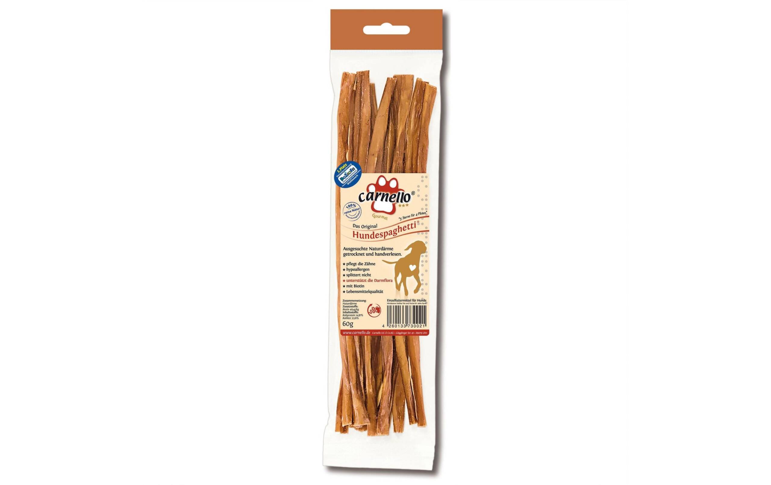 Carnello Spaghetti natur 24cm, 60g