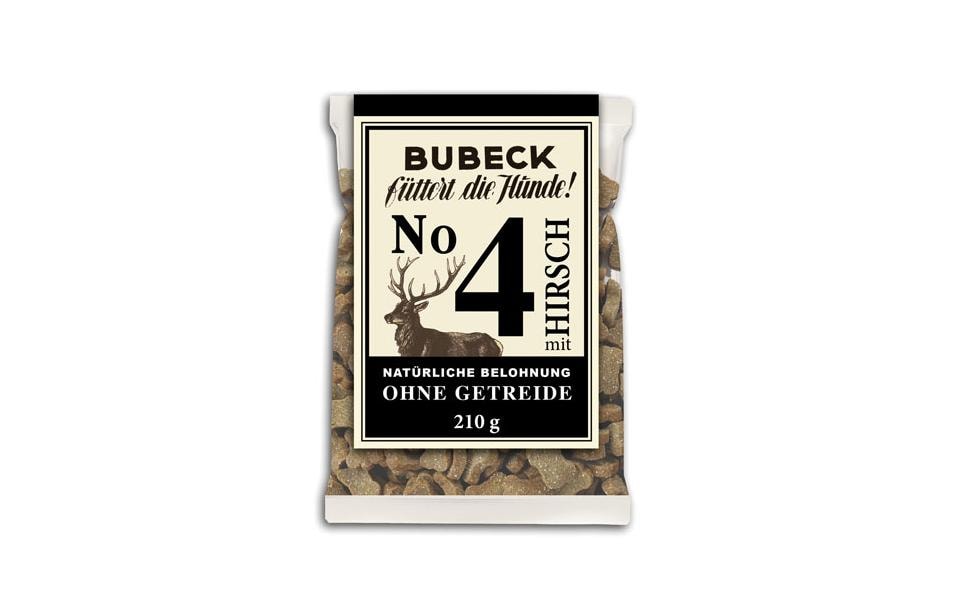 Bubeck Snack Nr.4 Hirsch getreidefrei, 210g
