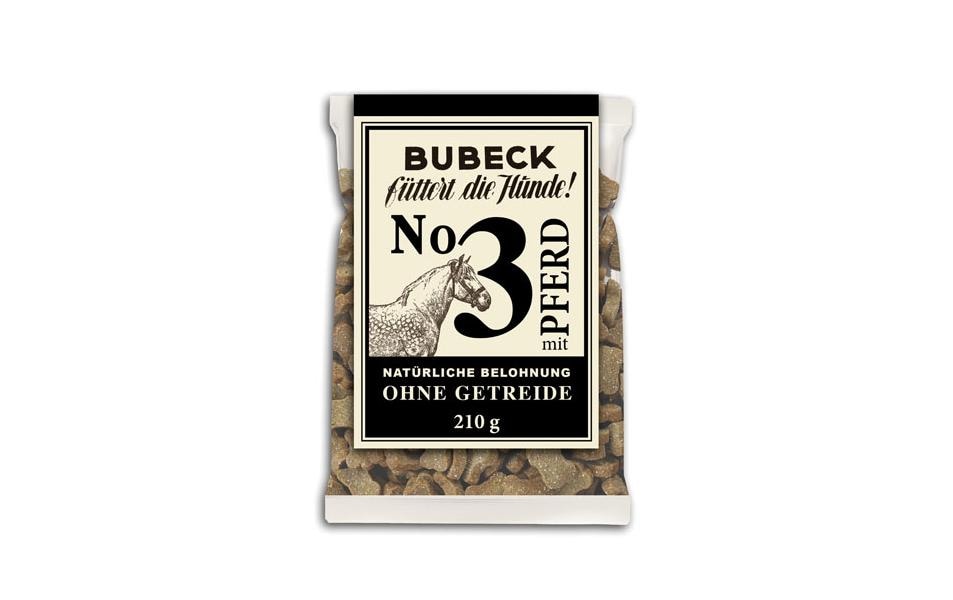 Bubeck Snack Nr.3 Pferd getreidefrei, 210g