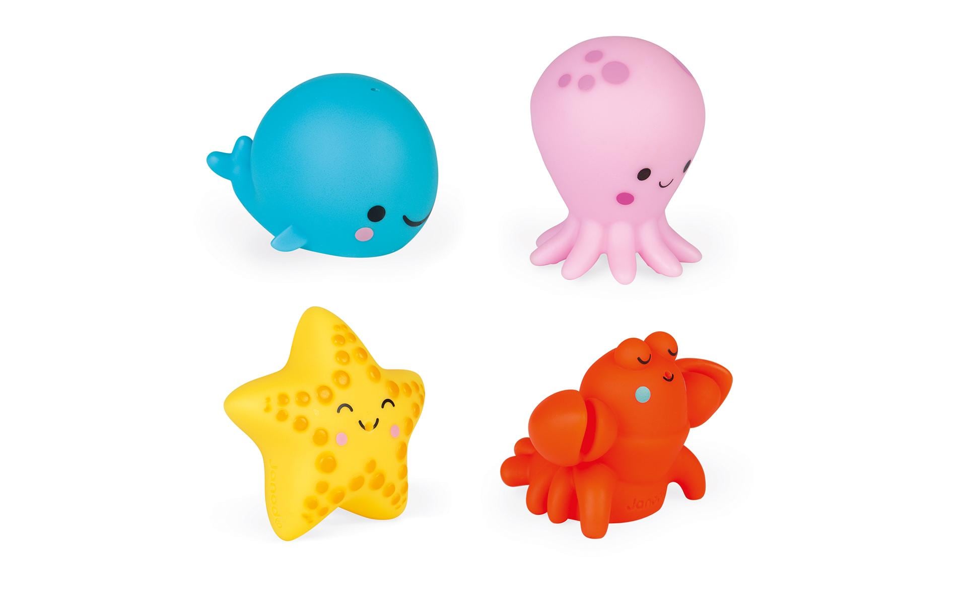 Badespielzeug 4 Meerestiere Alter ab: 1 Jahren