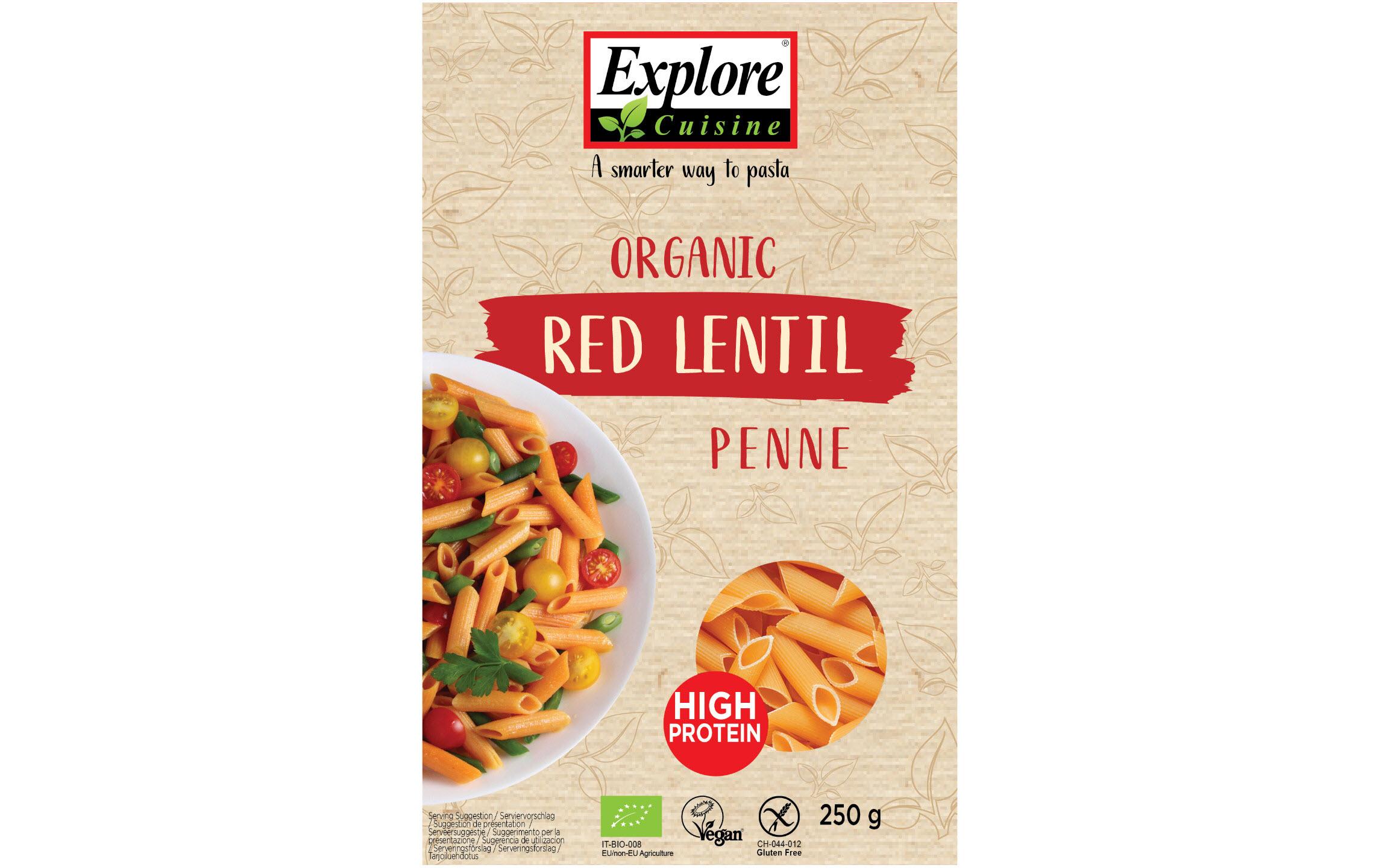 Penne aus Roten Linsen 250 g