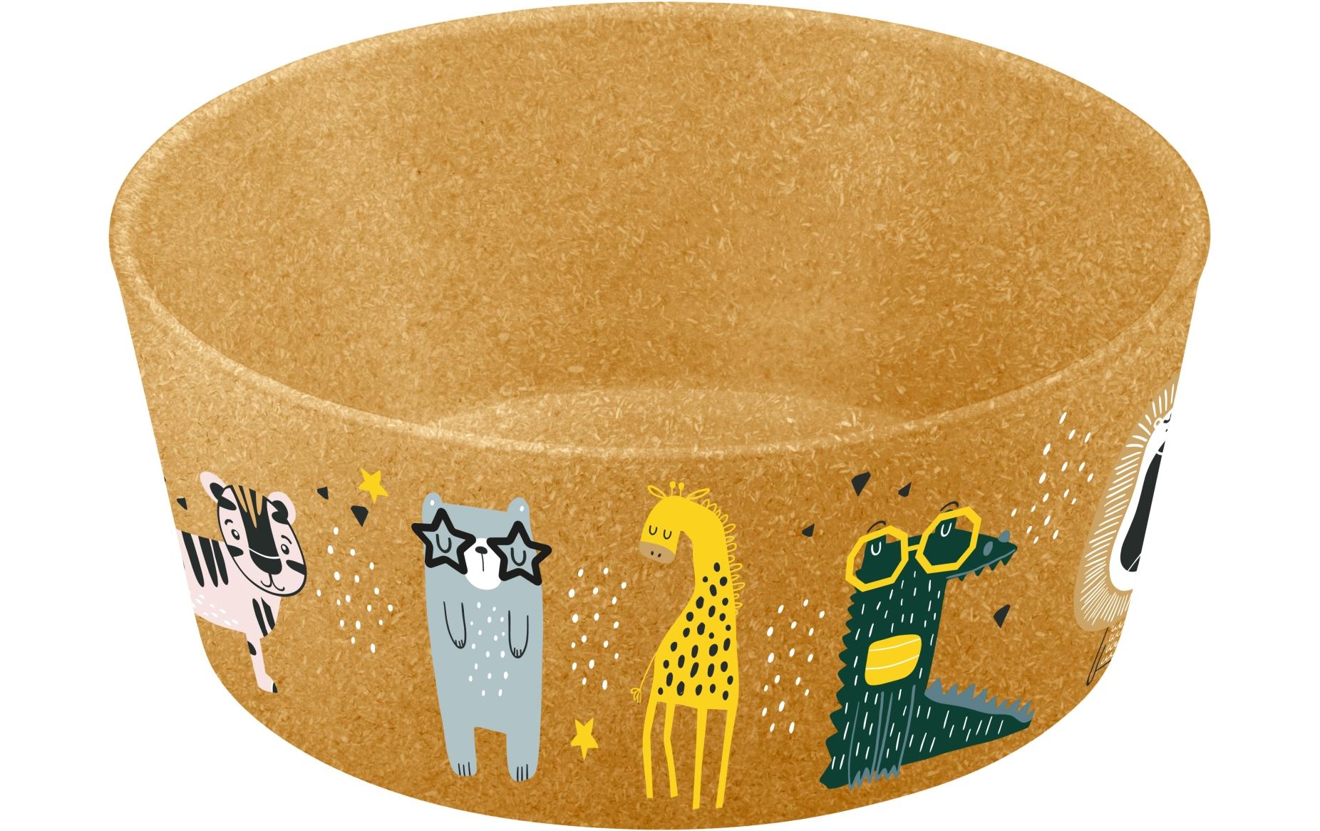 Koziol Schale CONNECT BOWL ZOO 400ml 1 Stk., 12.3x12.3x5cm, beige, bio-circular