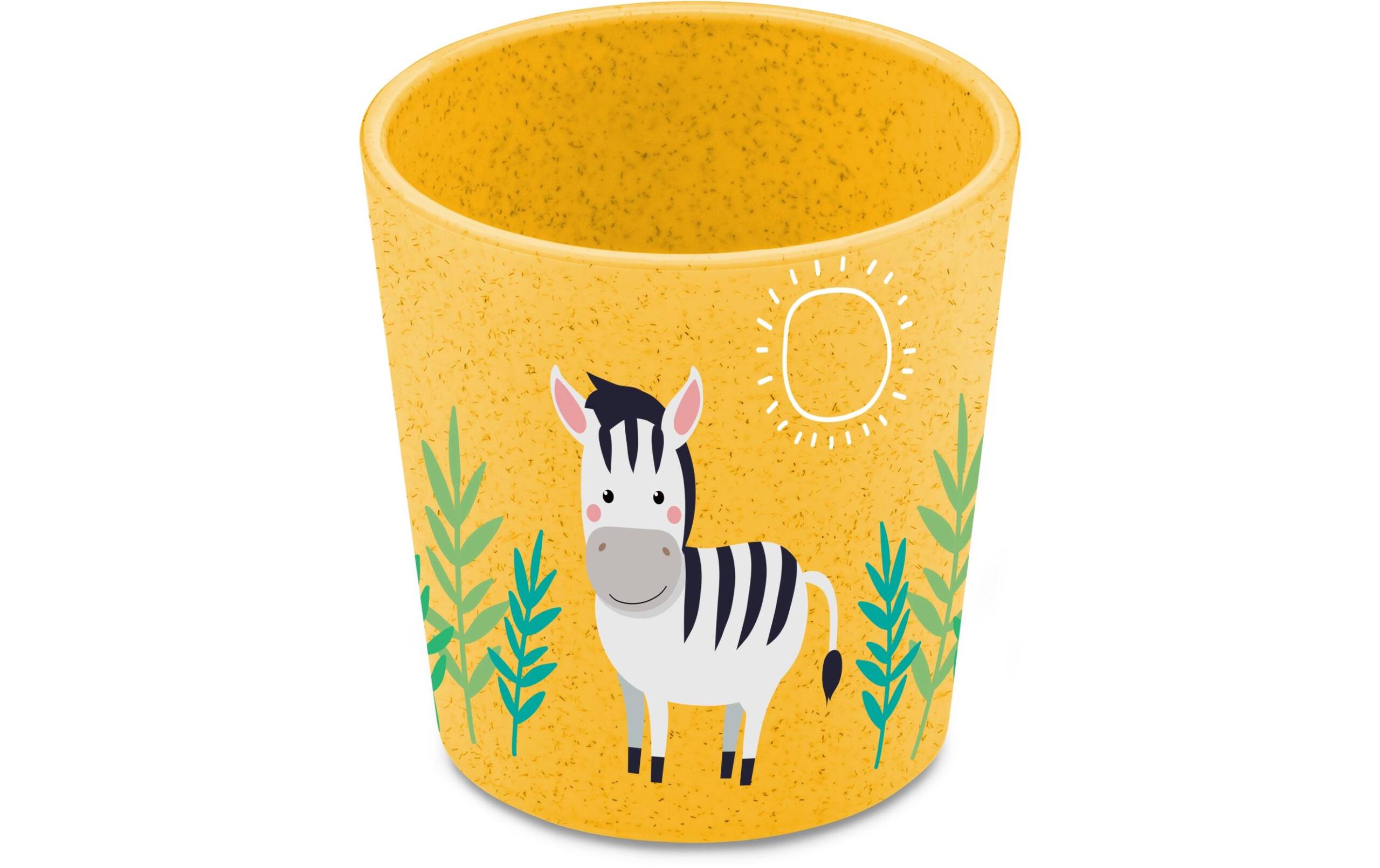 Koziol Becher CONNECT CUP S AFRICA 190ml 1 Stk., 7.3x7.3x7.5cm, gelb, bio-circular