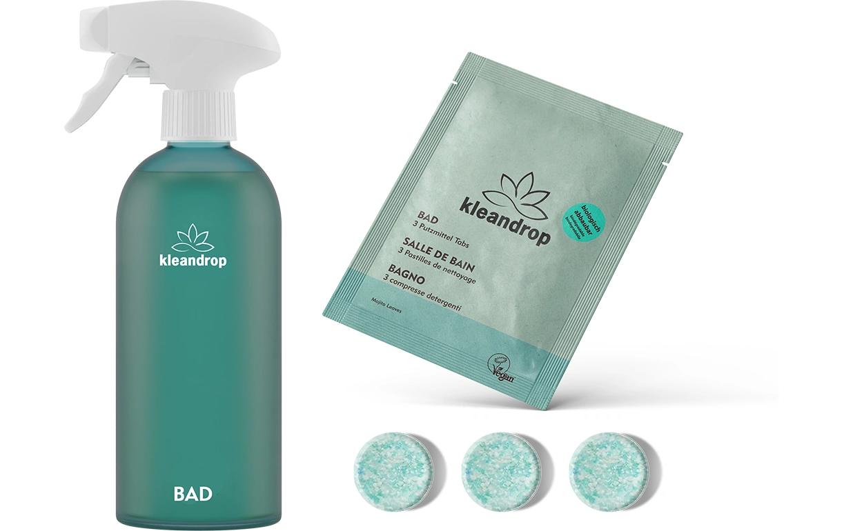 Kleandrop - Starter-Set Badreiniger