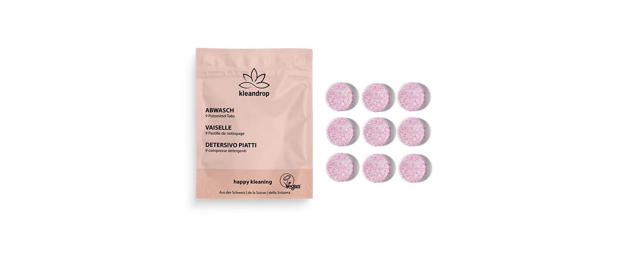 Kleandrop - Abwaschreiniger 9 Tabs