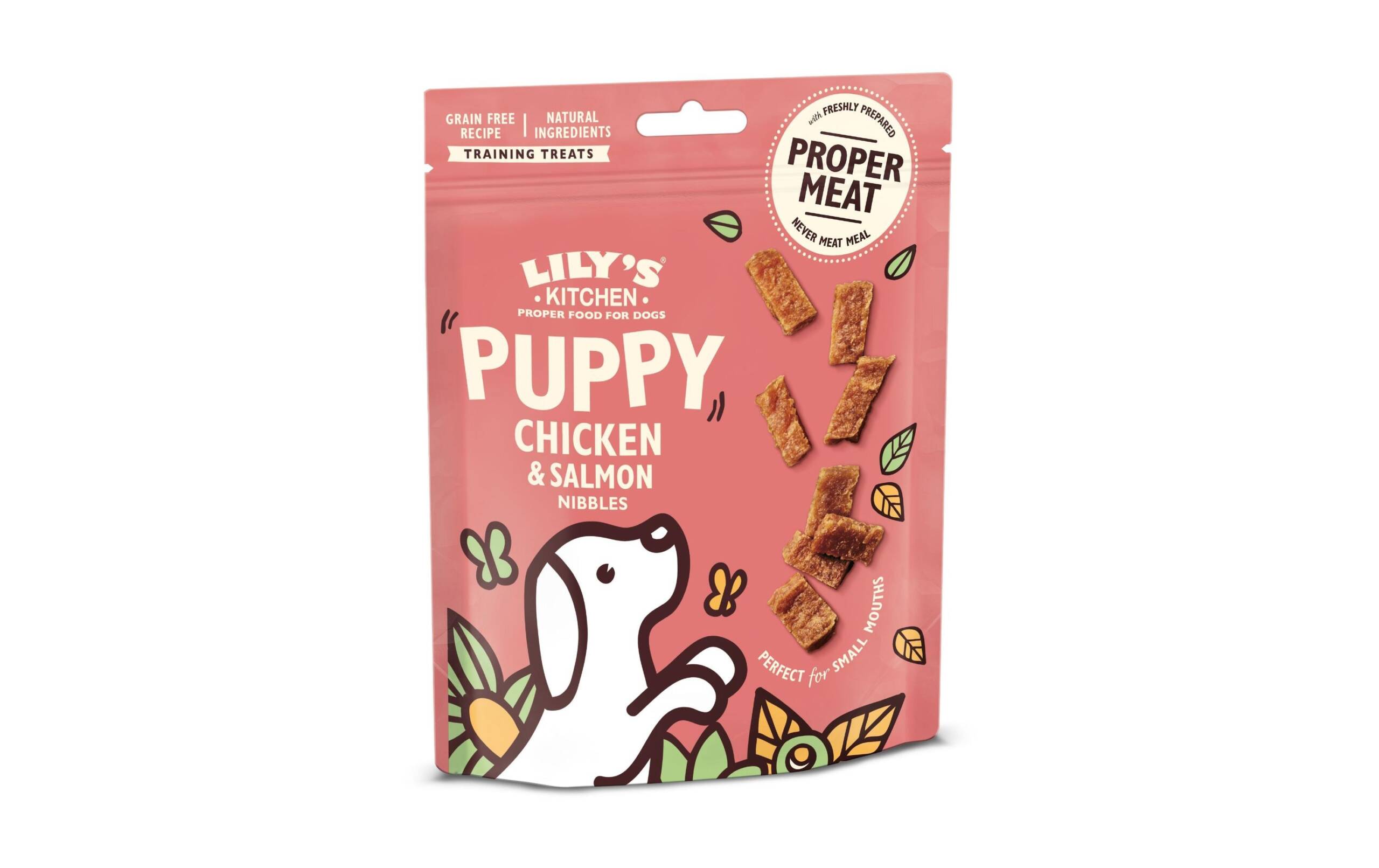 Lilys Kitchen Puppy Snack Poulet & Lachs 70g