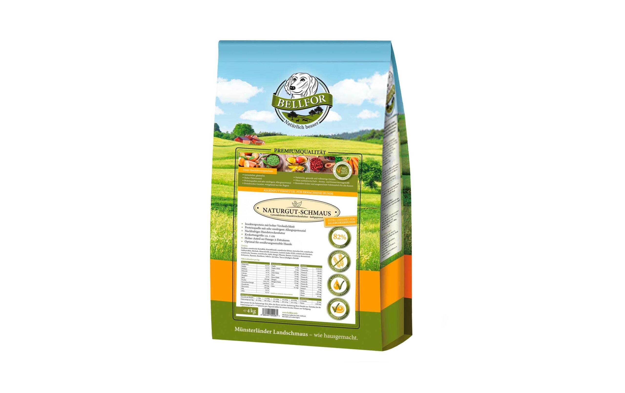 Bellfor Naturgut-Schmaus Insekten, hypoallergen 4kg
