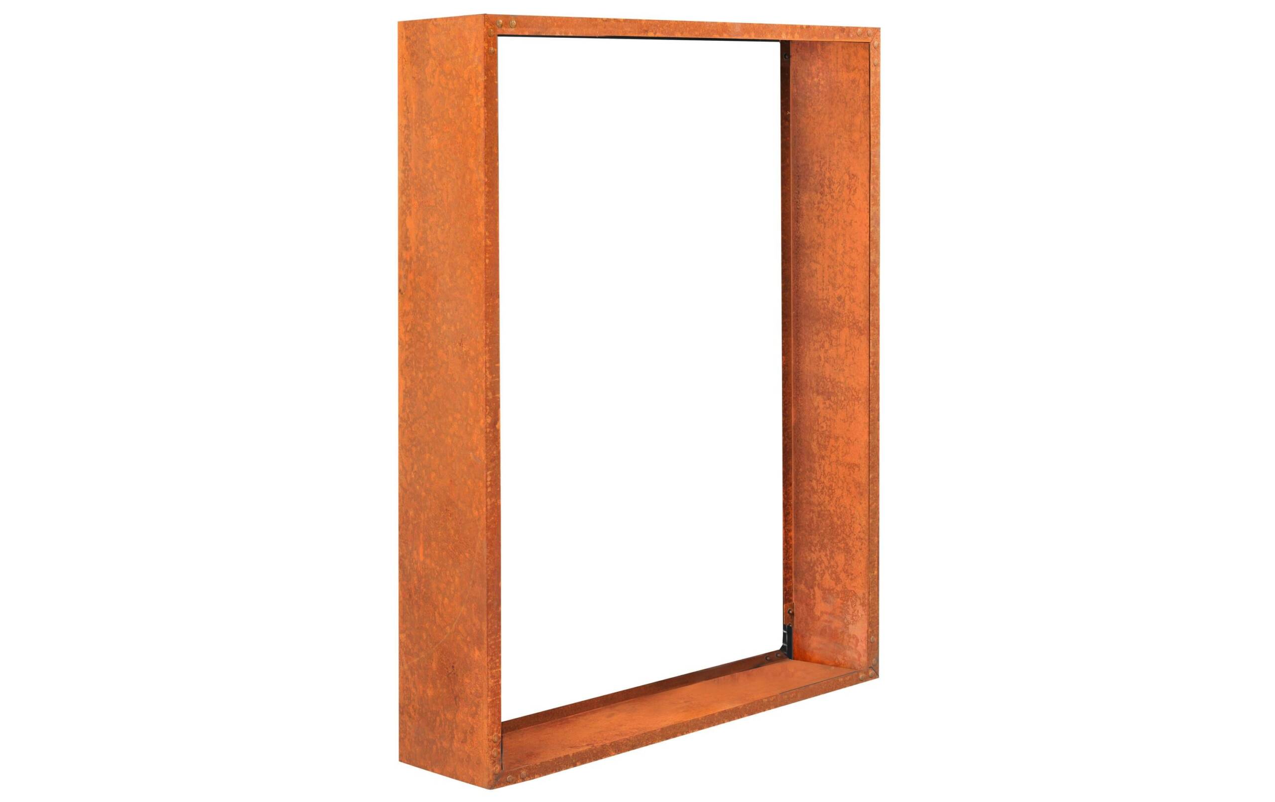 Kaminholzregal Corten L 144 x B 35 x H 180 cm