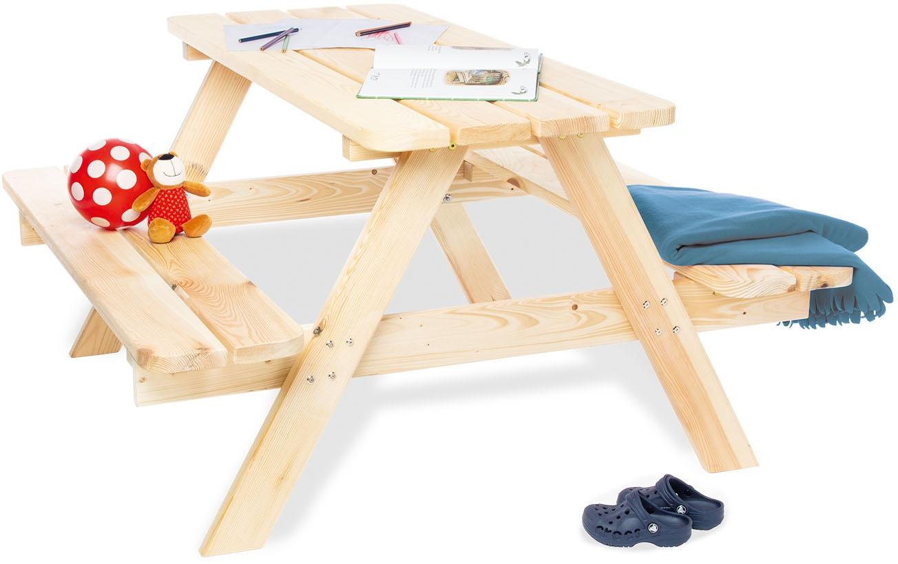 Kindersitzgarnitur Nicki für 4 Maxi natur