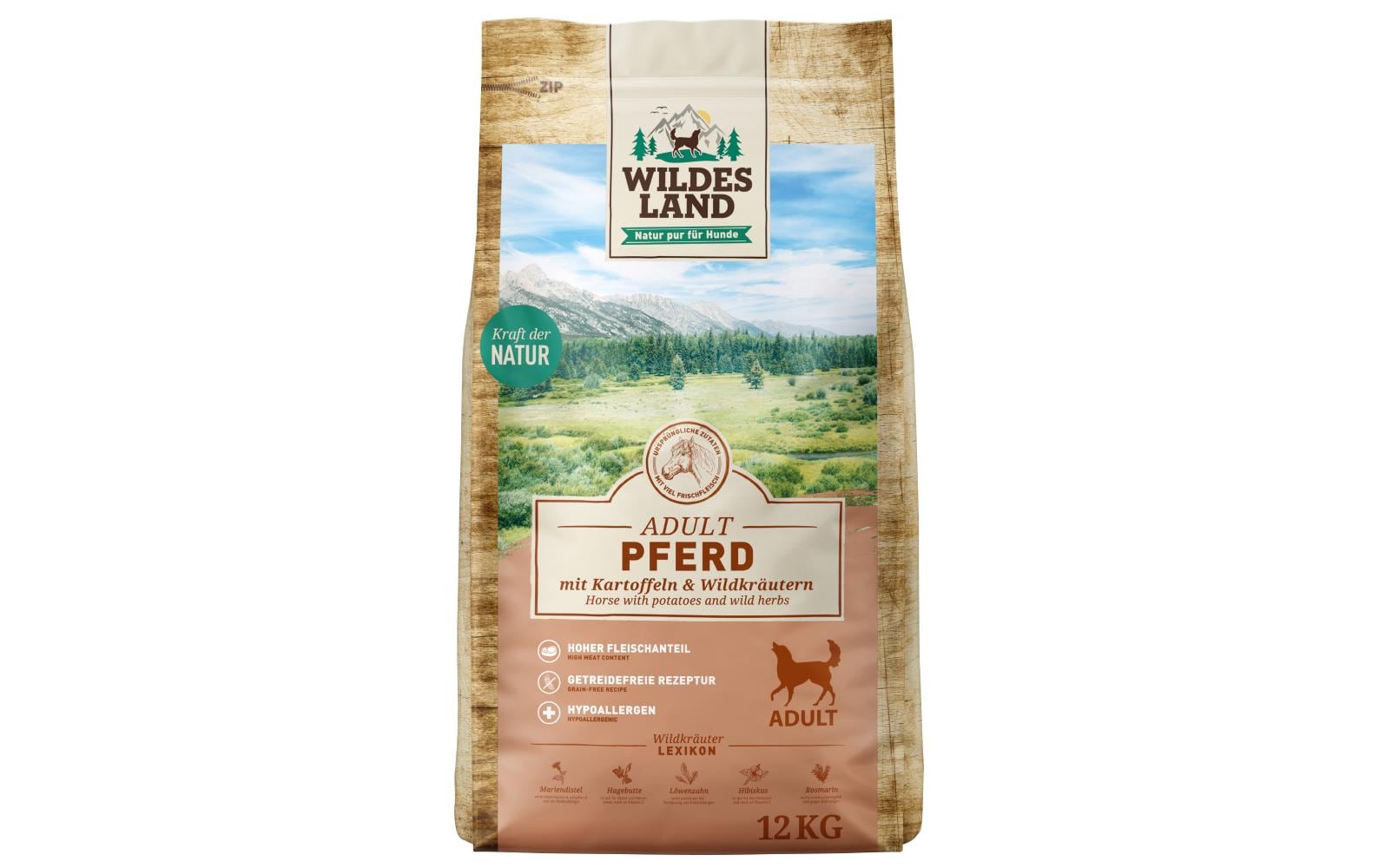 Wildesland Dog Adult Pferd & Kartoffel 12kg