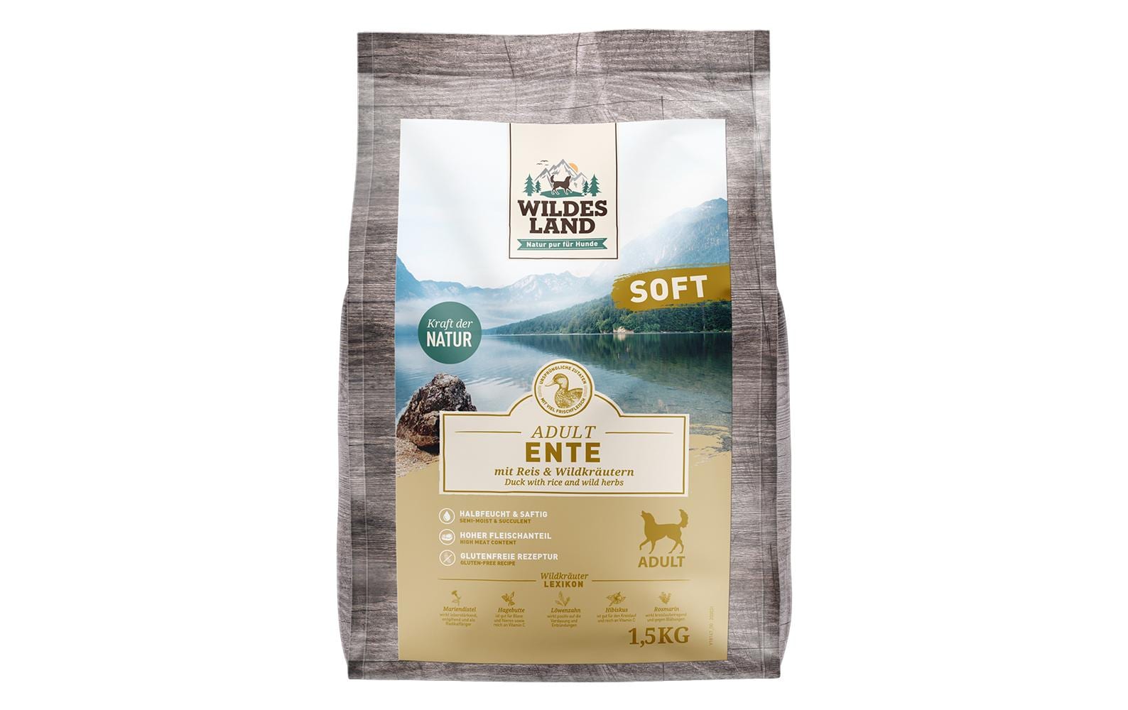 Wildesland Dog Adult Soft Ente & Reis 1.5kg