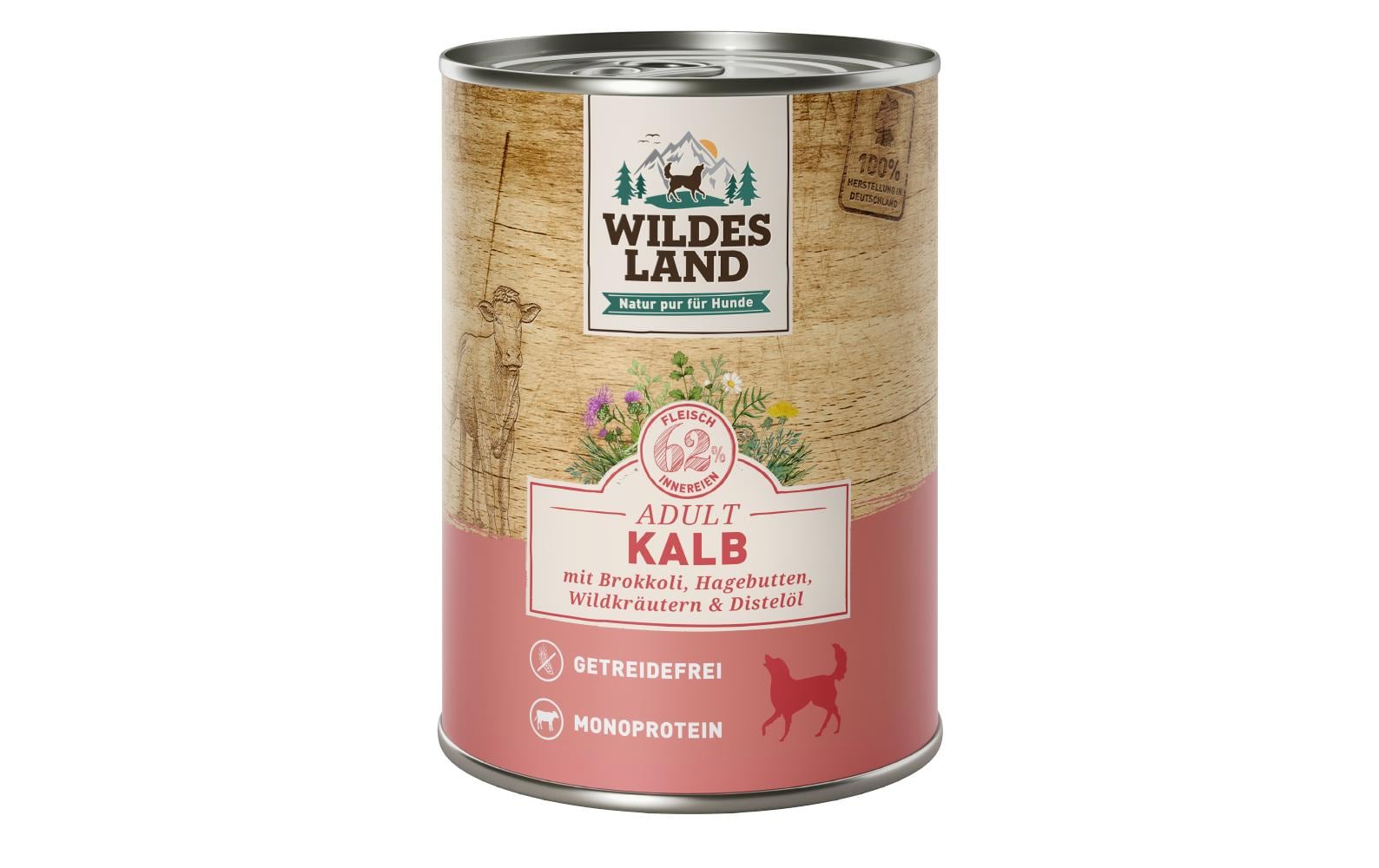 Wildesland Dog Adult Kalb, Brok, Kar. 6x400g