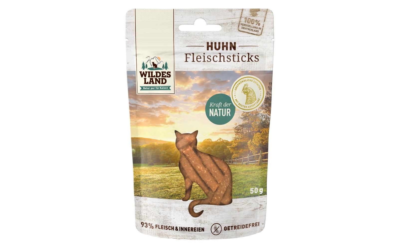 Wildesland Cat Huhn Pur Sticks 50g