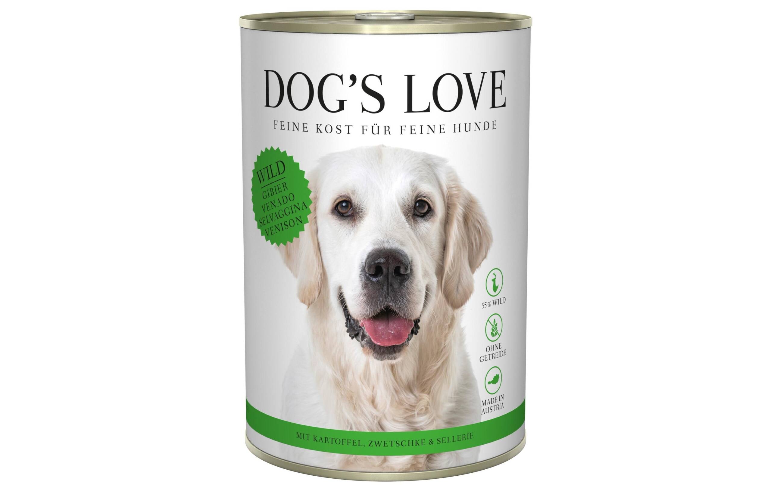 Dogs Love Nassfutter Adult Cla. Wild Kit 6x400g – Bild 3