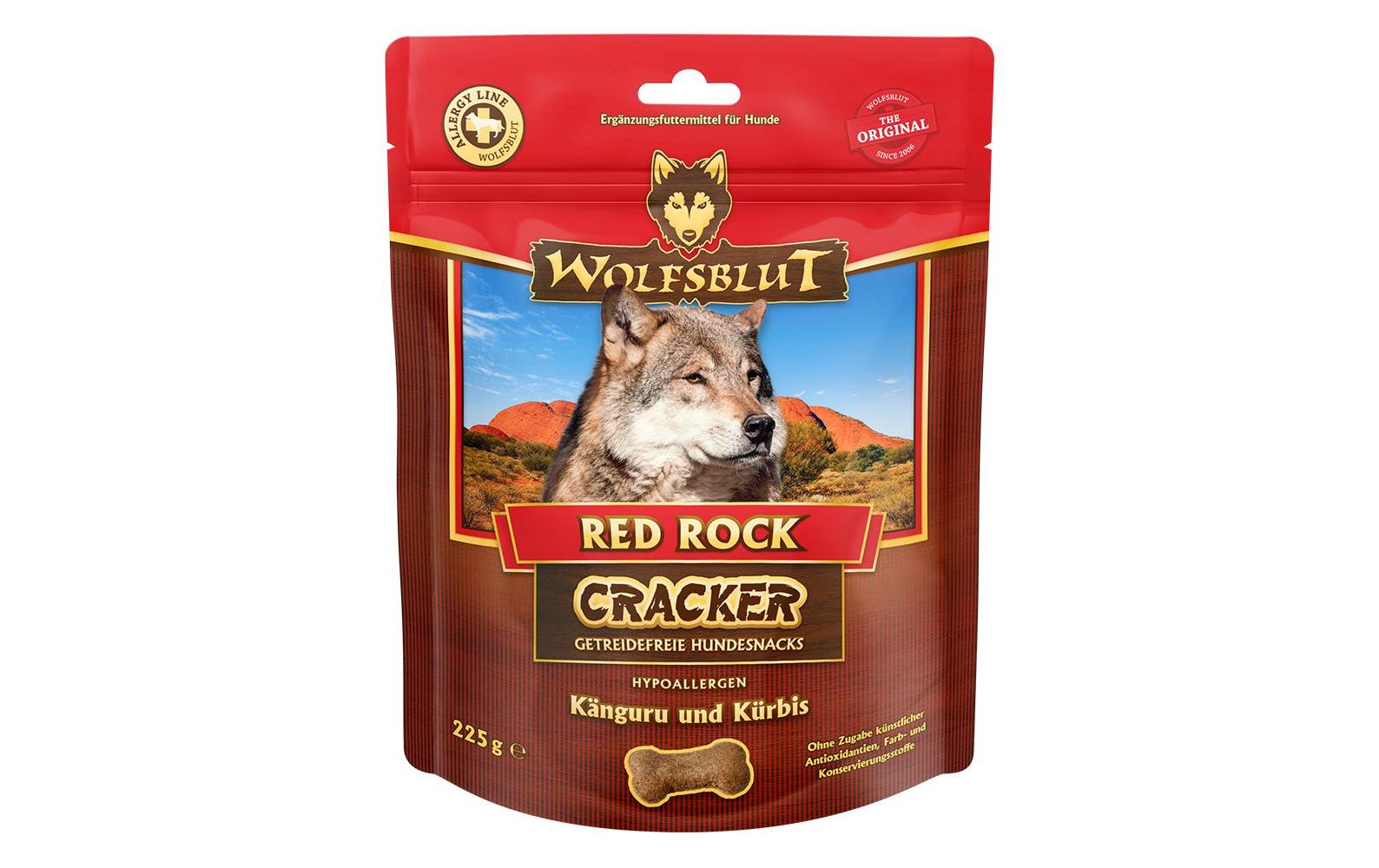 Wolfsblut Dog Cracker Red Rock Känguru mit Kürbis 225g