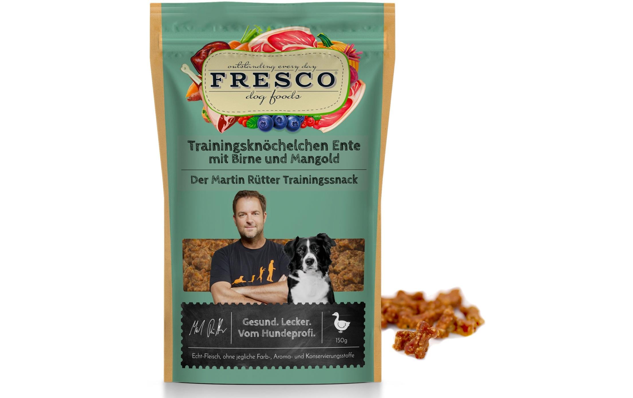 Fresco Martin Rütter Trainingsknöchelchen Ente, Birne, Linse 150g