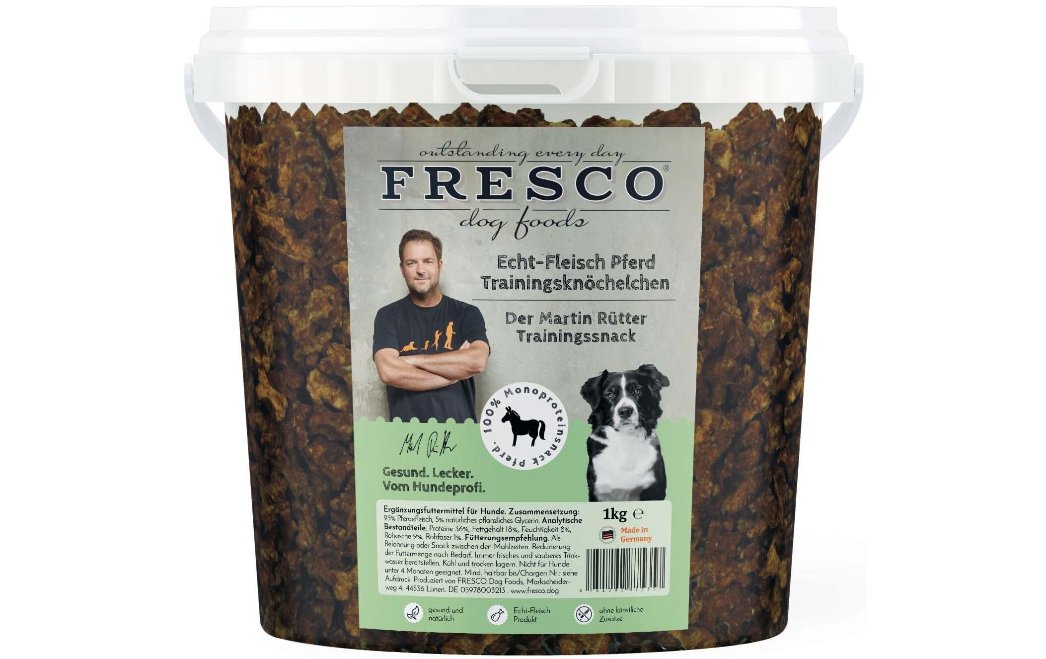 Fresco Martin Rütter Trainingsknöchelchen Pferd, Eimer, 1kg