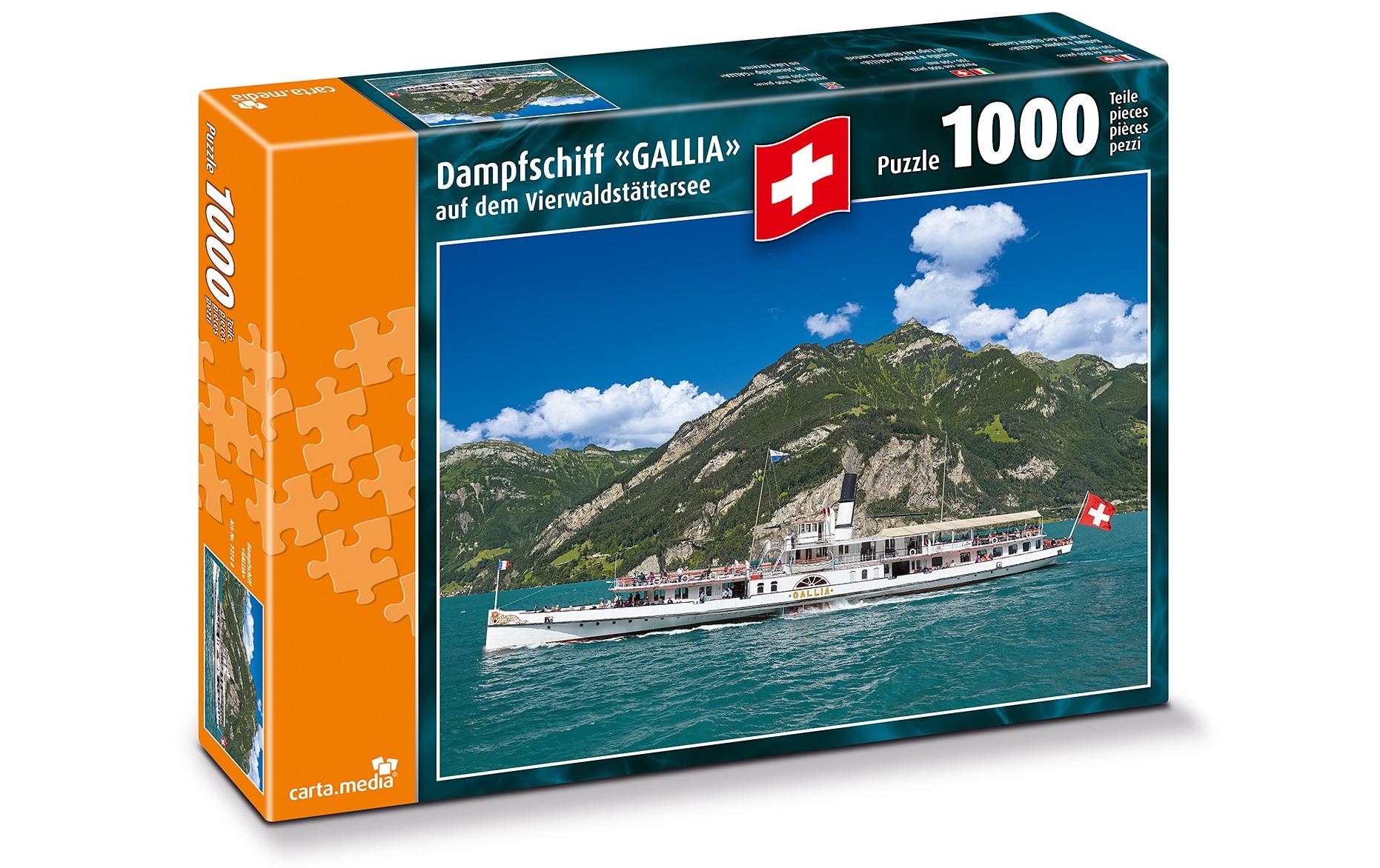 Puzzle Dampfschiff Gallia 1000 Teile