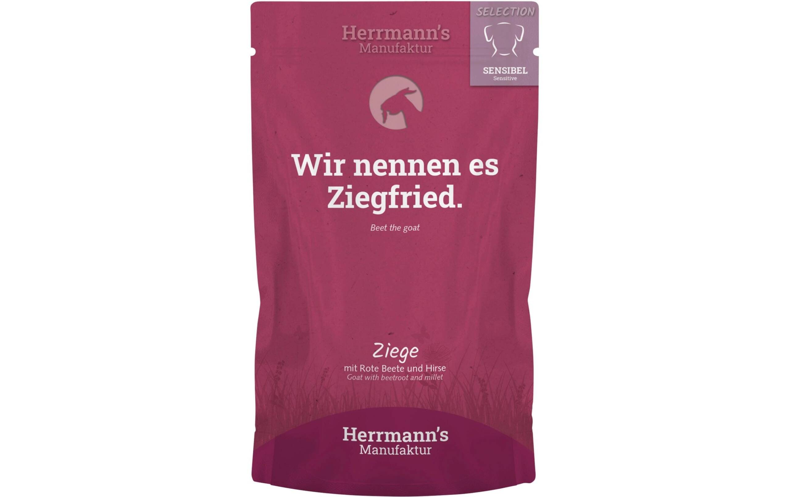 Herrmanns Sensibel Ziege Rote Beete, Apfel und Kürbis 150g