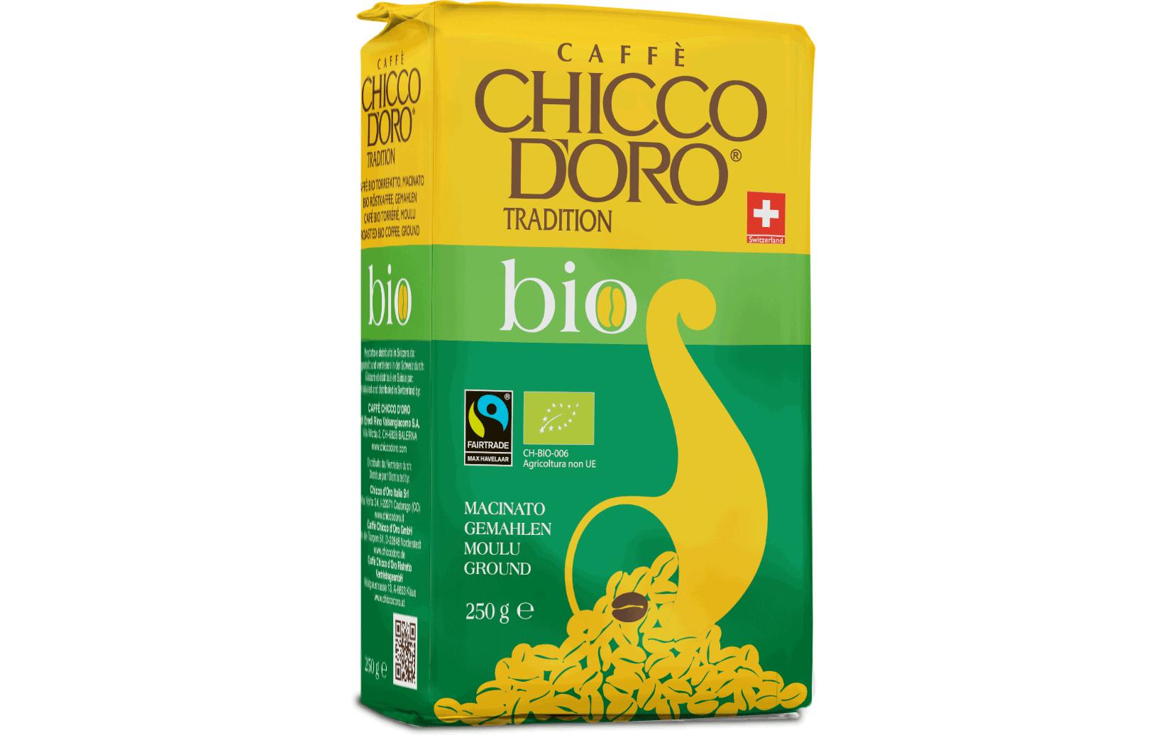 Caffè BIO Chicco dOro Max Havelaar 250 g gemahlen
