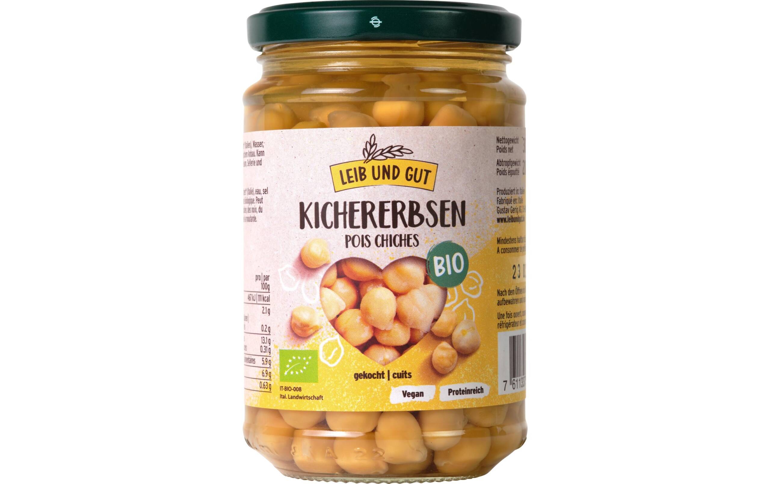 Kichererbsen gekocht BIO 300 g