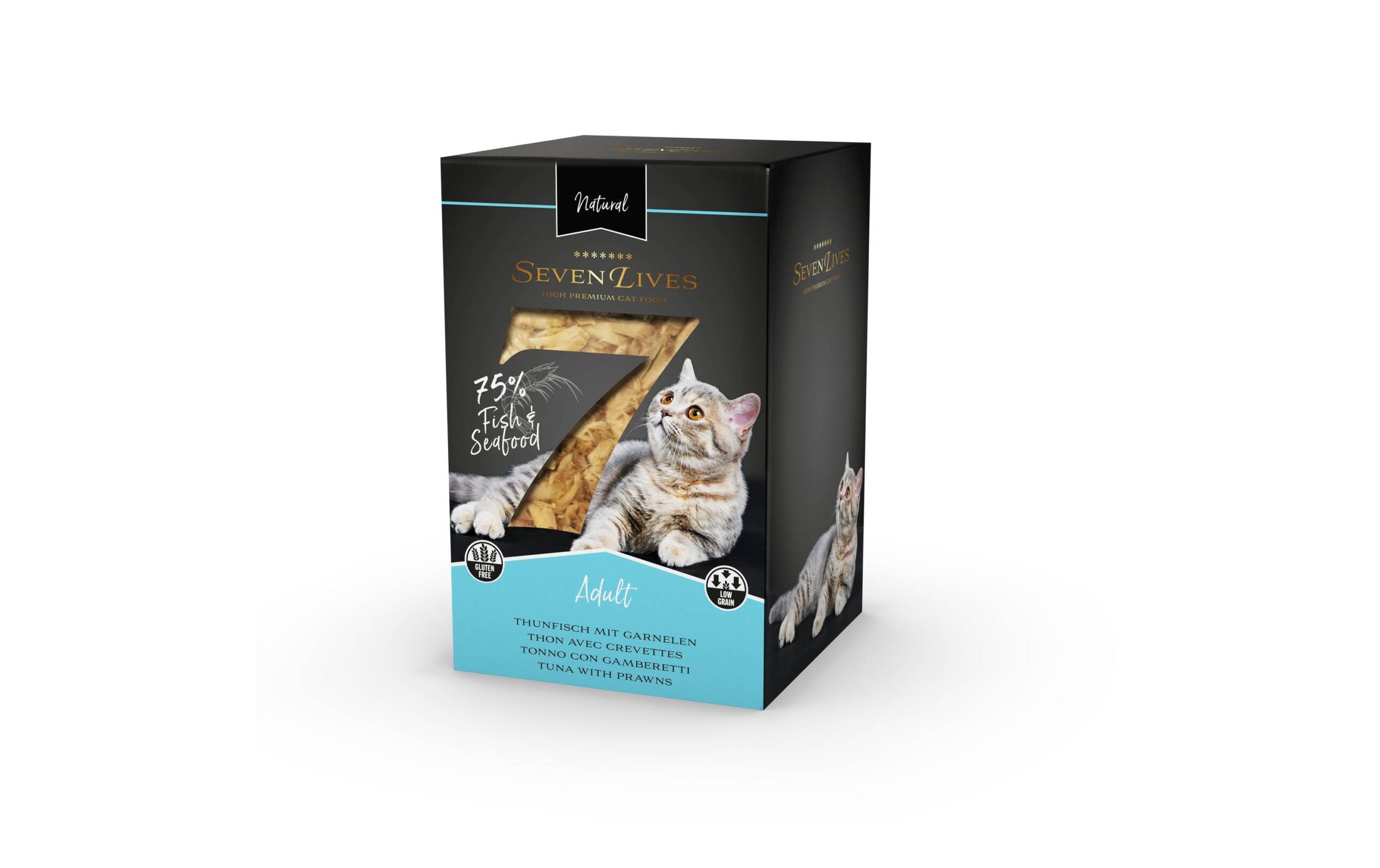 7Lives Adult Thunfisch mit Garnelen 6x60g in Fischbrühe