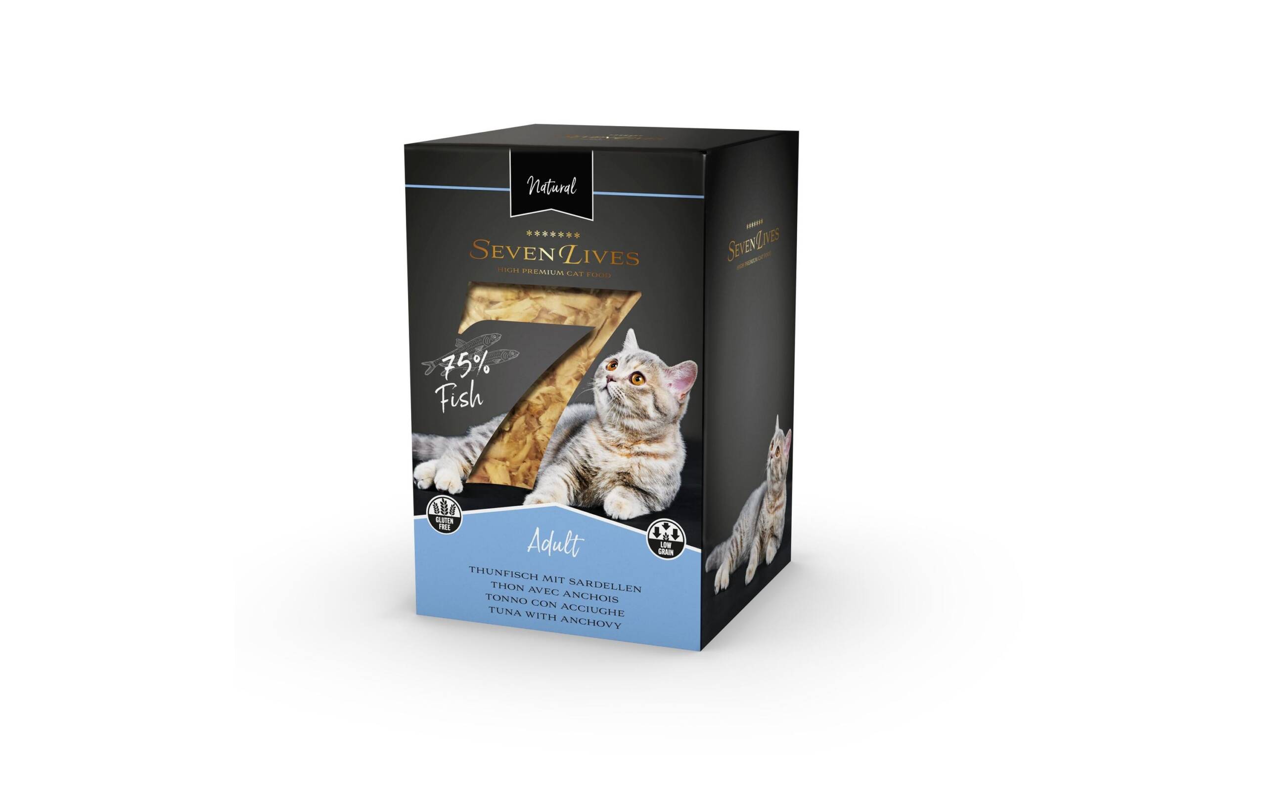 7Lives Adult Thunfisch mit Sardellen 6x60g in Fischbrühe – Bild 2